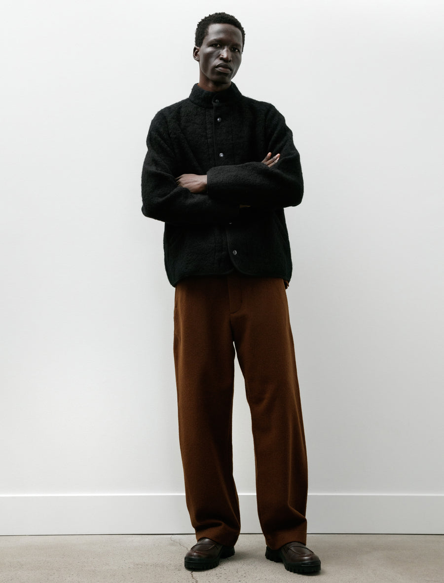 Lux Pants 120s Shaggy Wool Tobacco - Image 1
