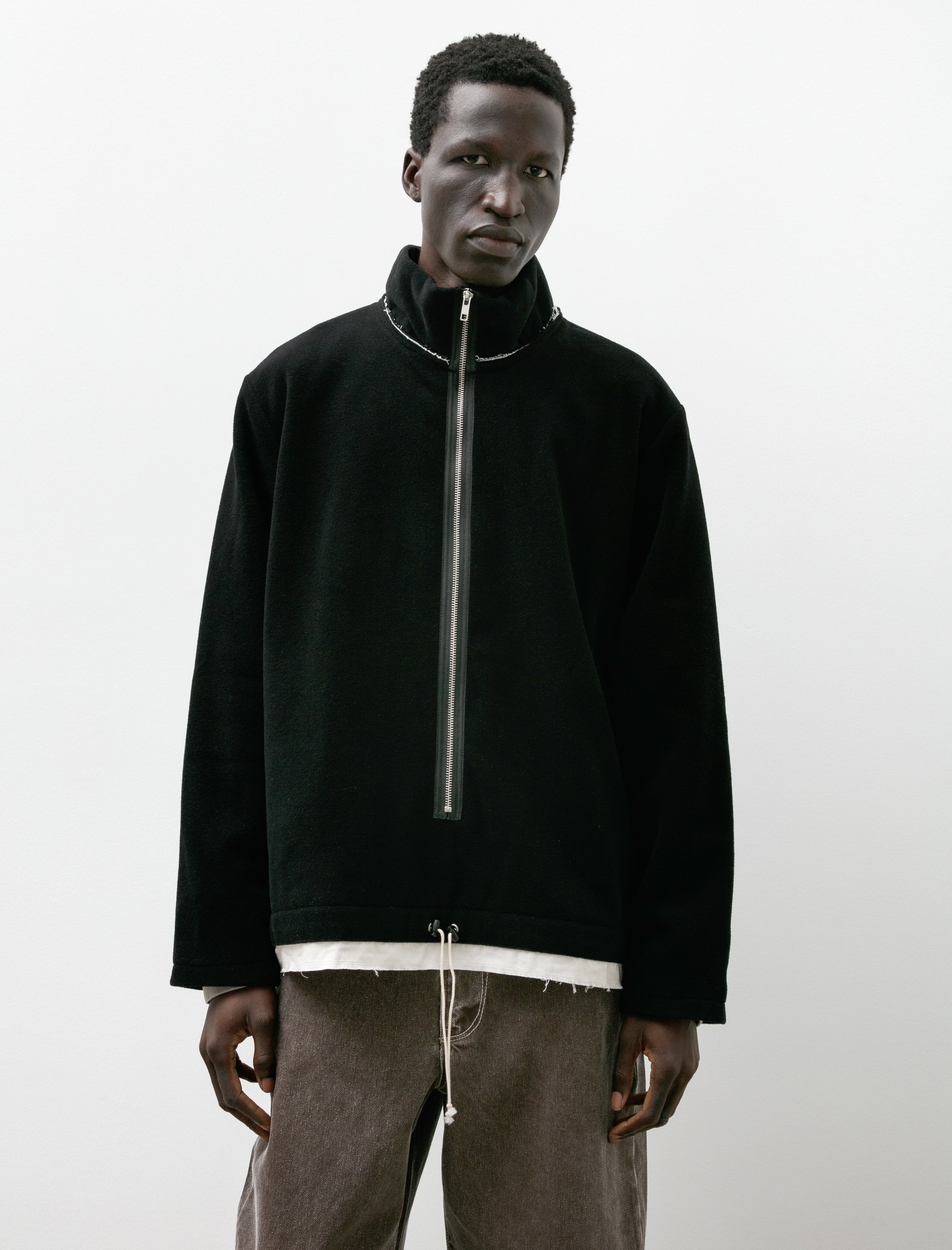 Camiel Fortgens Fleece Anorak Black