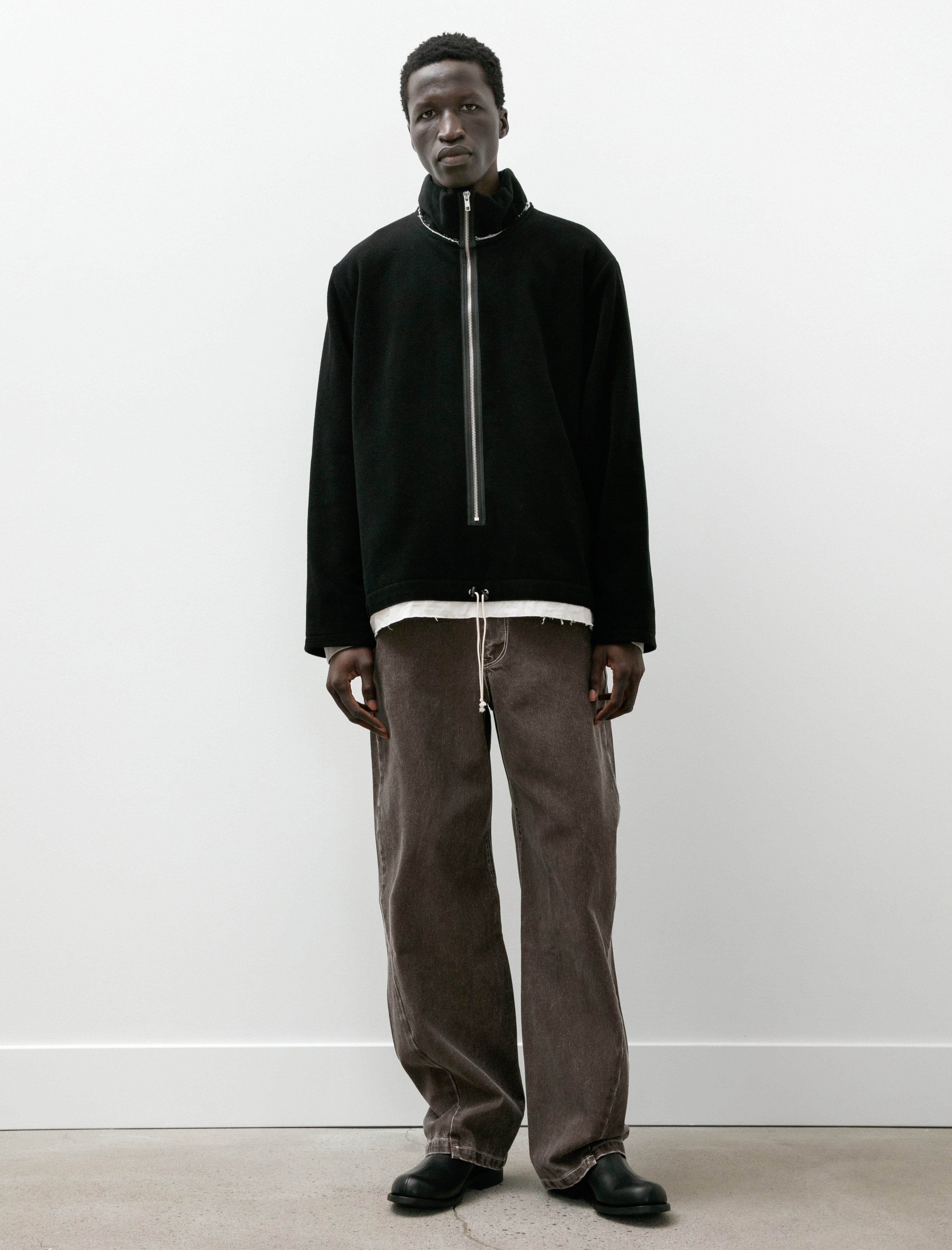 Camiel Fortgens Fleece Anorak Black