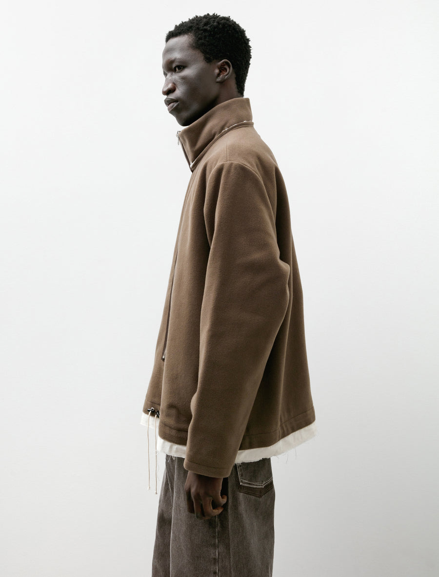 Fleece Anorak Taupe - Image 3