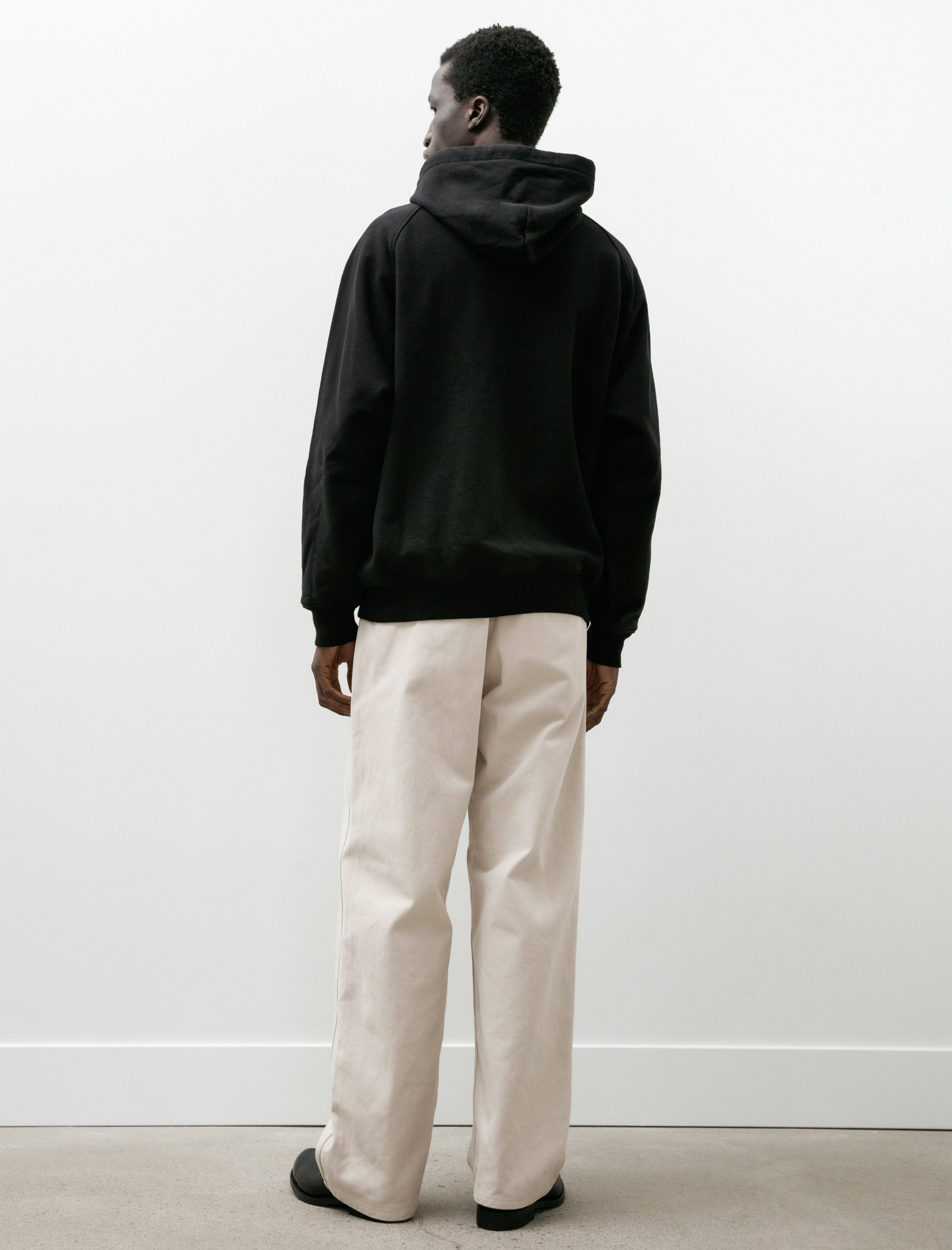 Comoli Cotton Twill Work Pants Ivory