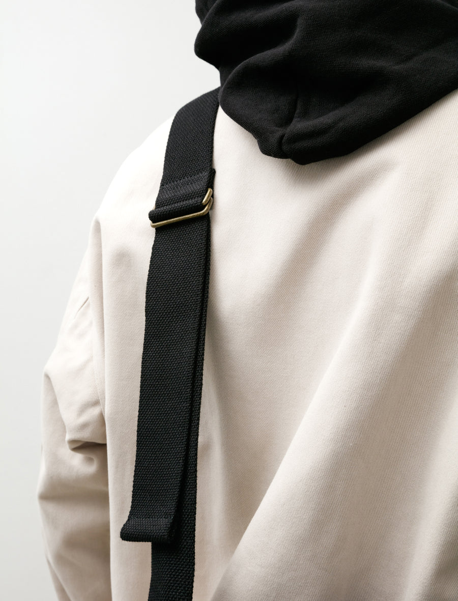 Hemp Duck Shoulder Bag Black - Image 2