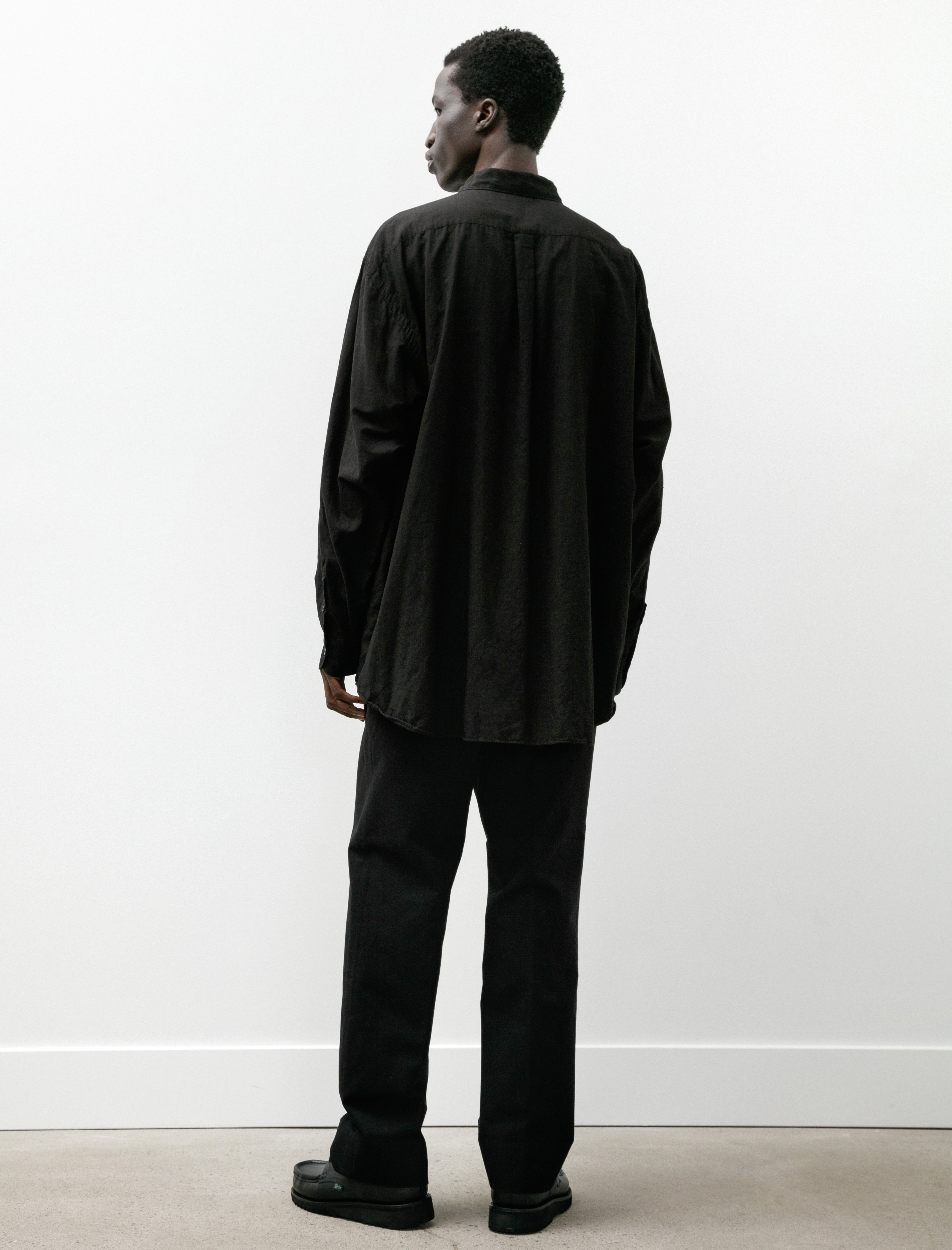 Comoli Post Work Twill Pants Black