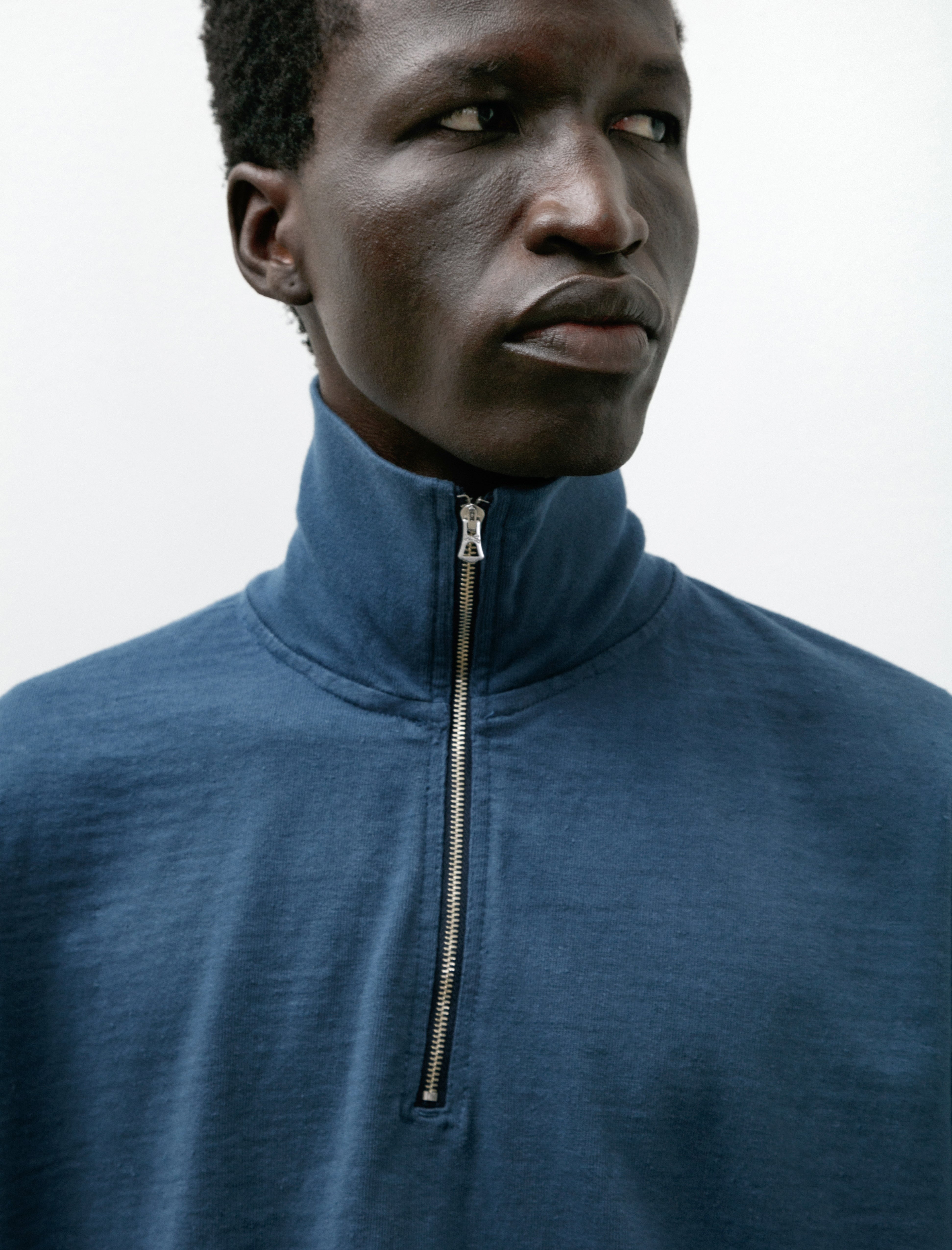 Phigvel Nep Half Zip Sporting Top Cerulean