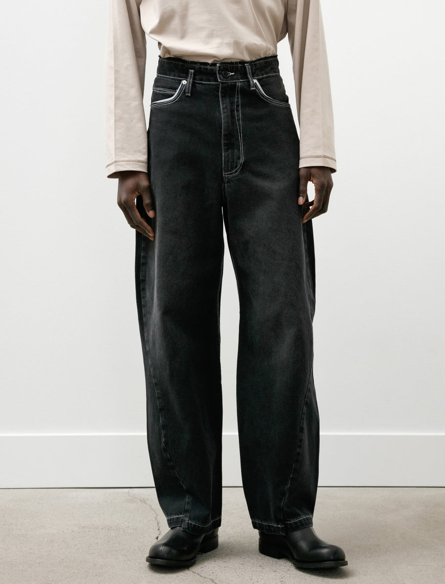 Wobbly Jeans Washed Denim Black - Image 4