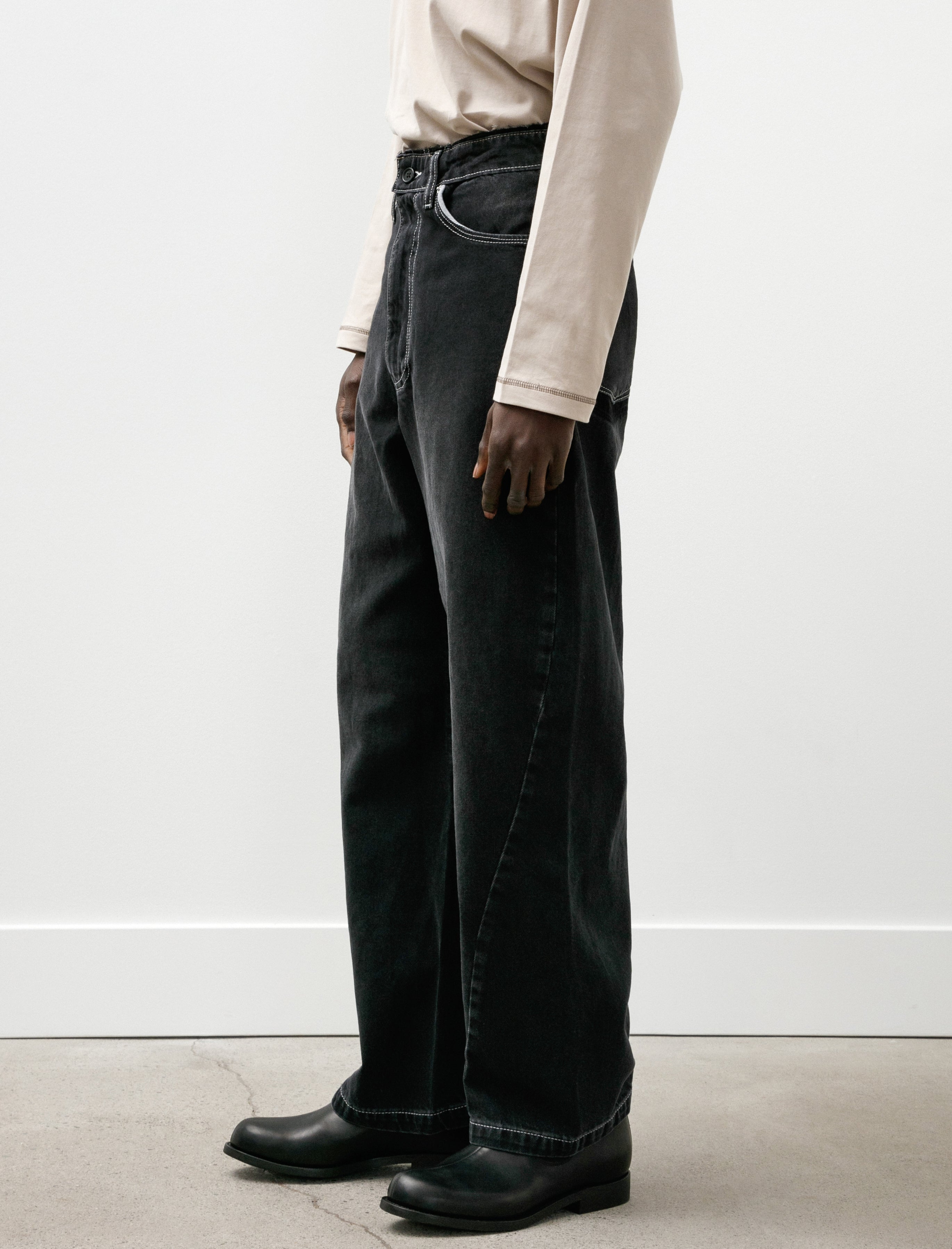 Camiel Fortgens Wobbly Jeans Washed Denim Black