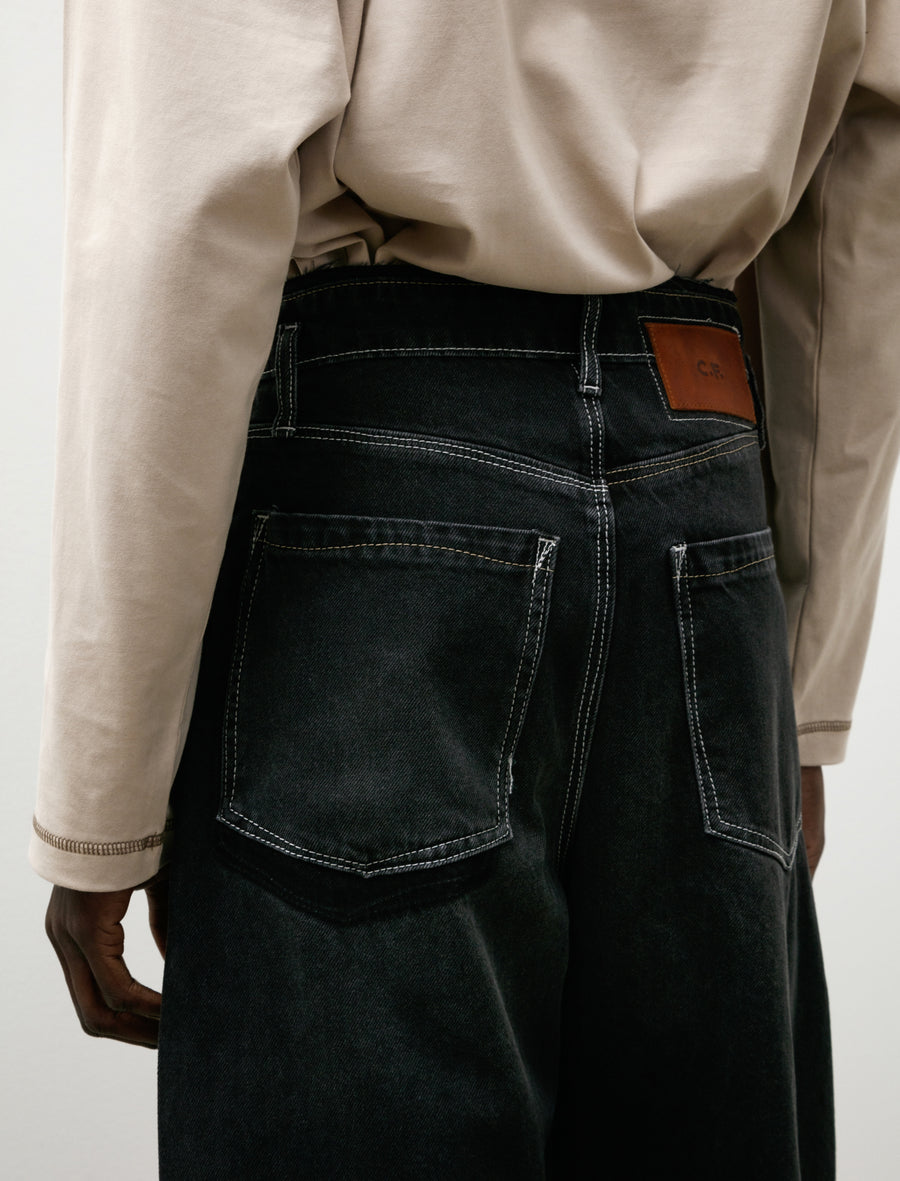 Wobbly Jeans Washed Denim Black - Image 8