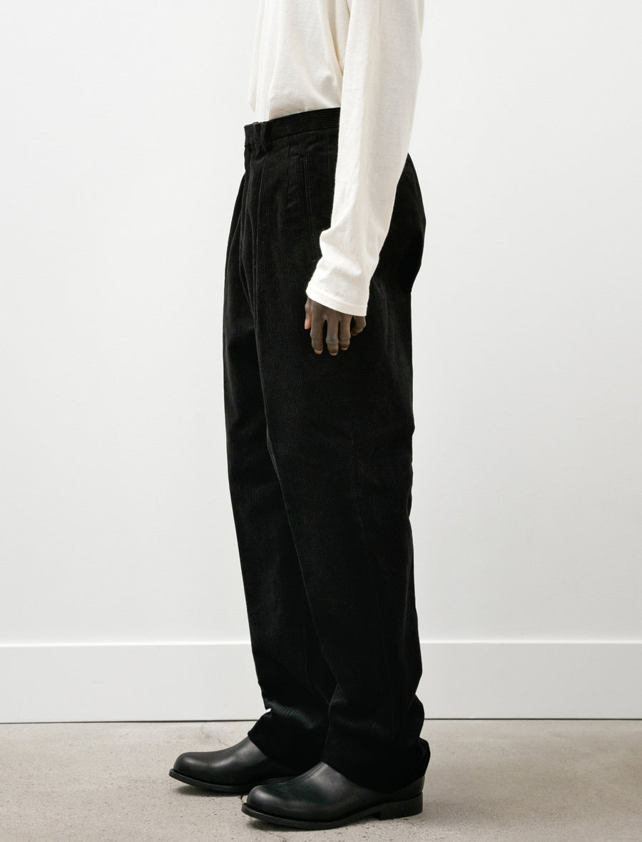 High Density Corduroy Trousers Black - Image 6