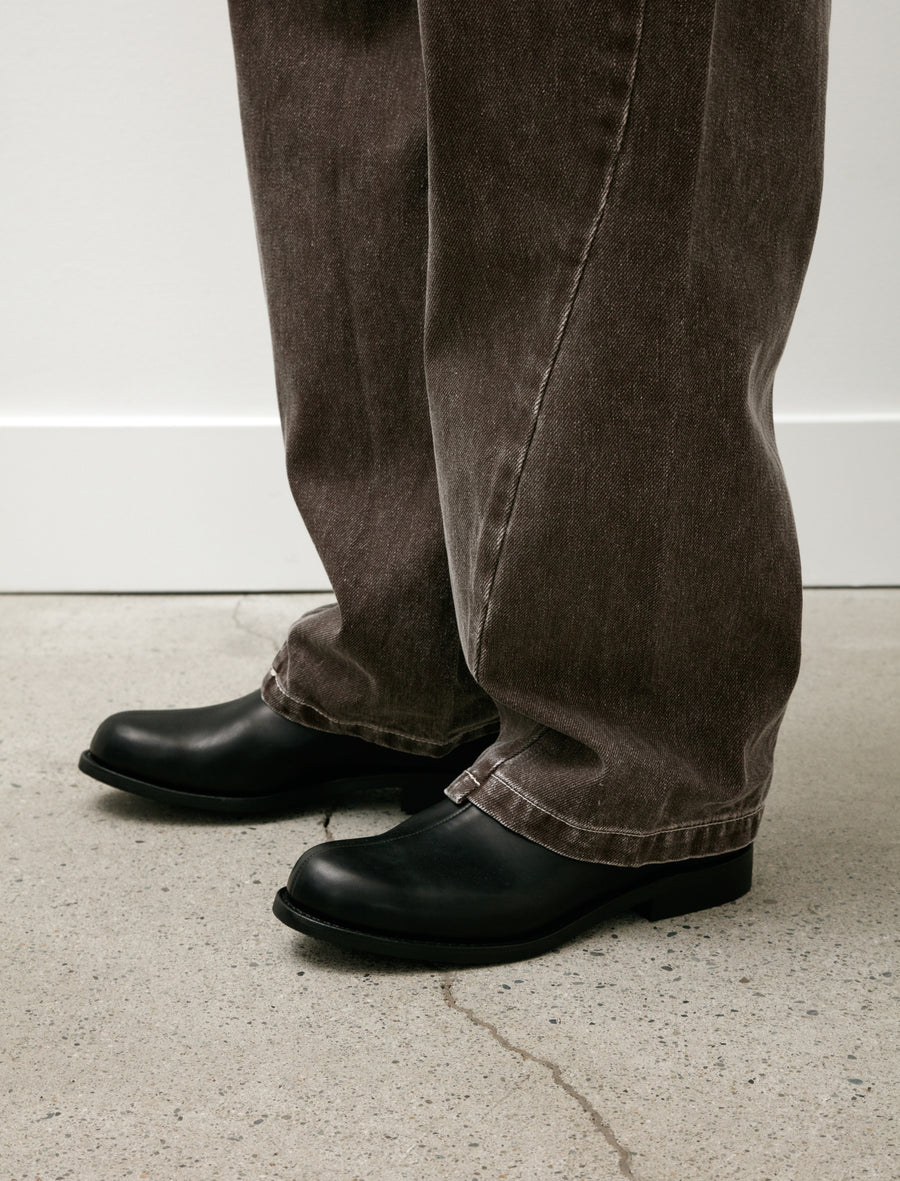 Wobbly Jeans Coated Denim Brown - Image 7