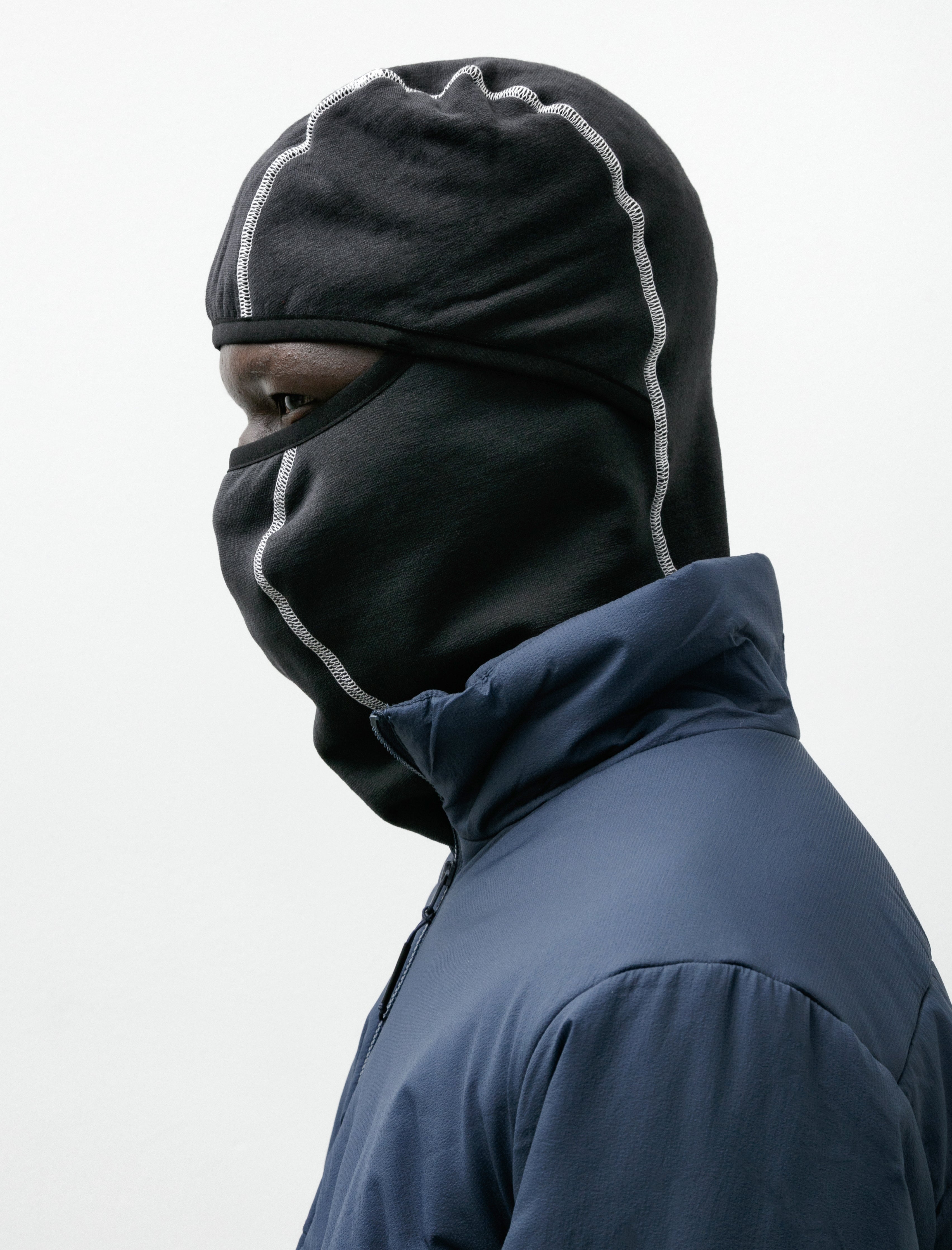 Thurston Power Wool Balaclava Black/Glacier Grey