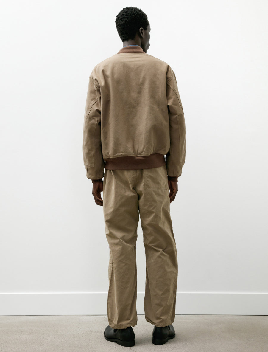 Duck Cloth Workaday Blouson Taupe Beige - Image 8