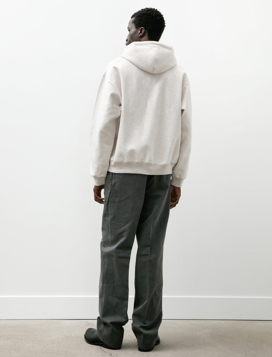 Silk Terry Zip Hoodie Grey - Image 7