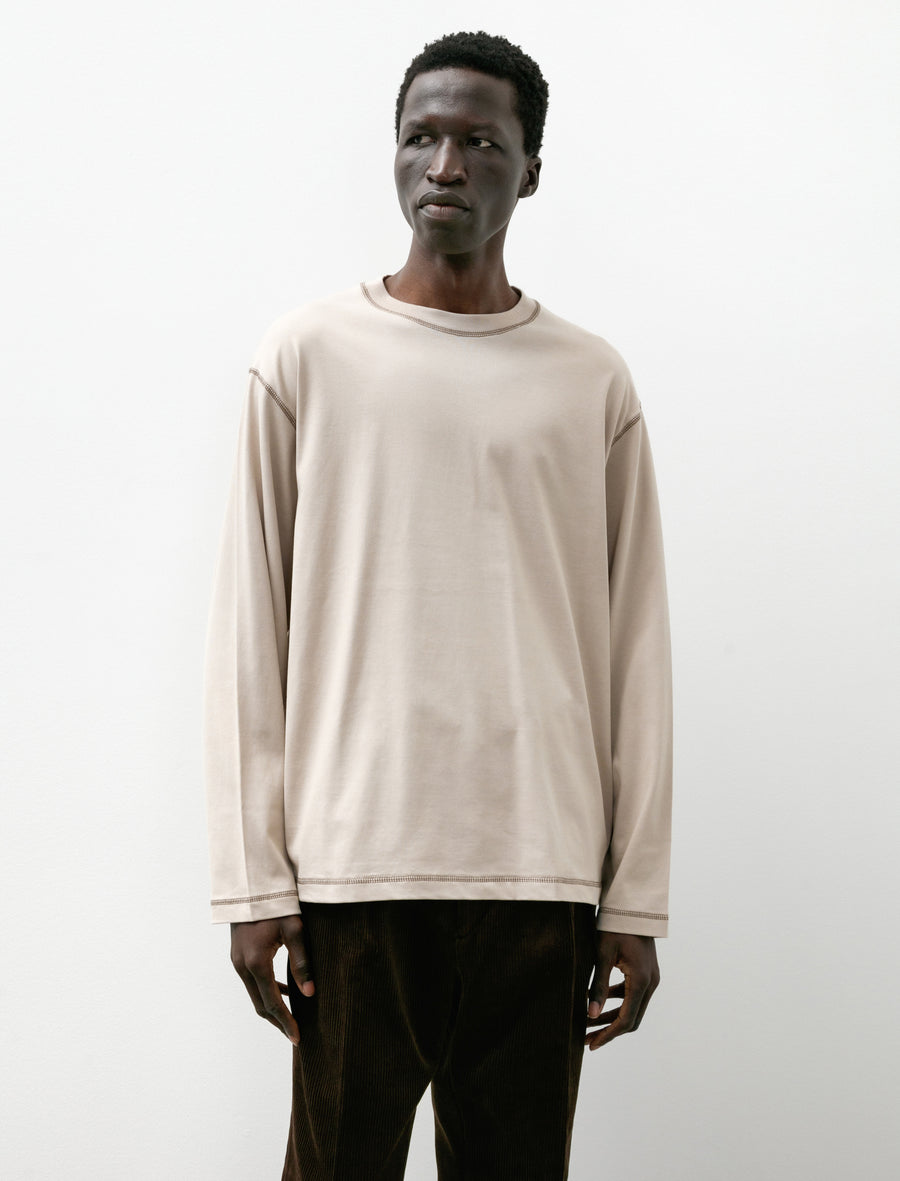 Standard L/S T-Shirt Beige - Image 1