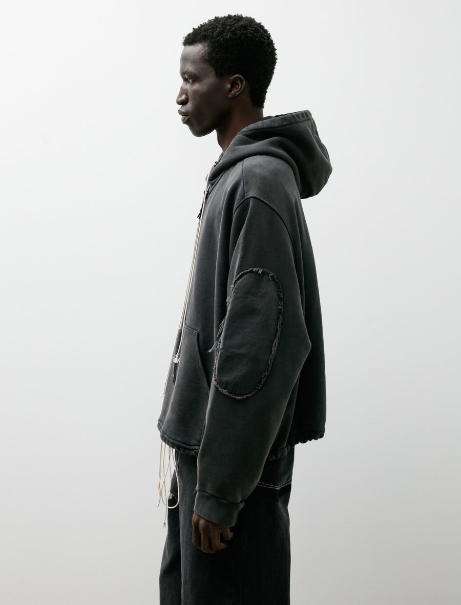 Anorak Zip Hoodie Black - Image 3