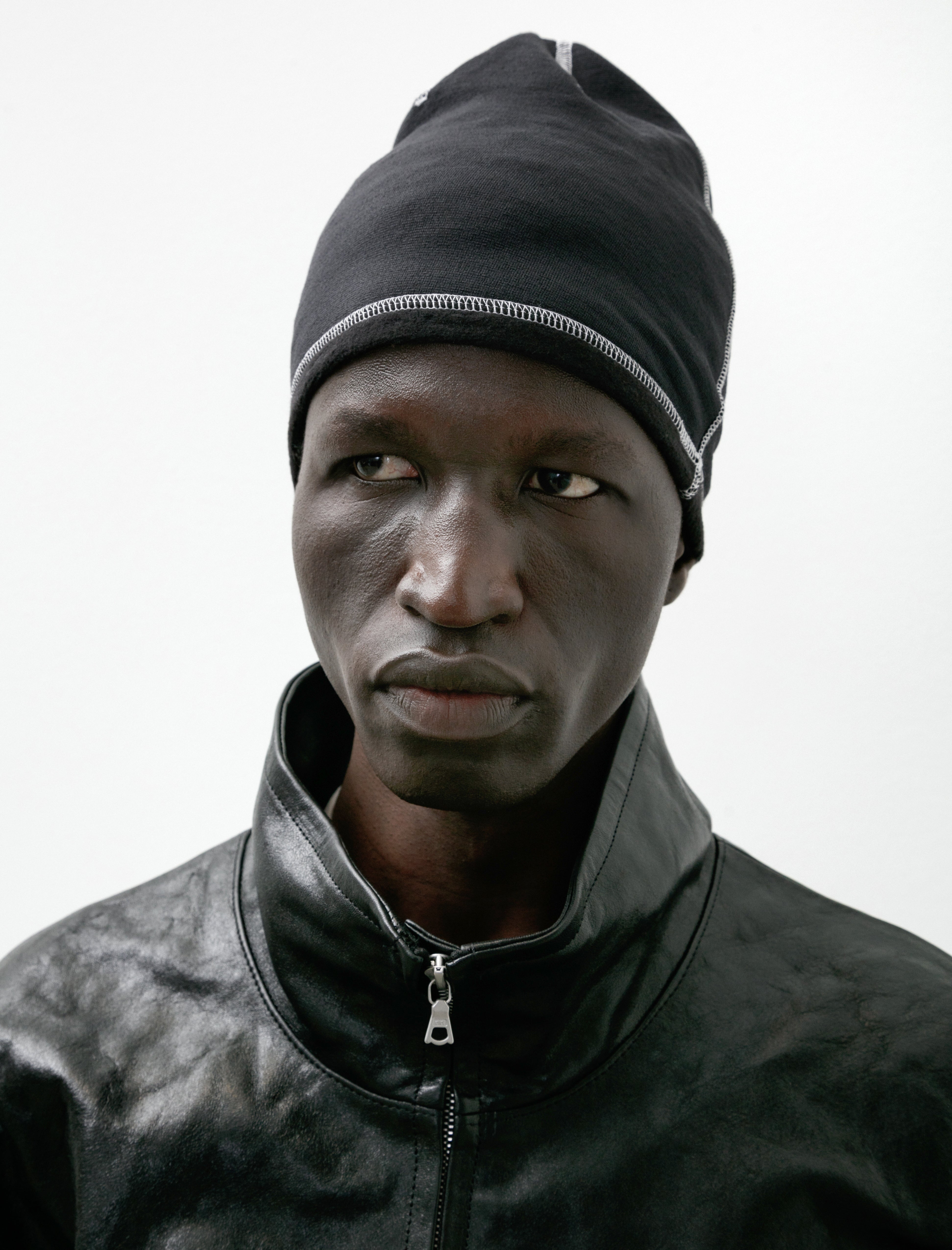 Thurston Power Wool Skull Cap Black/Glacier Grey