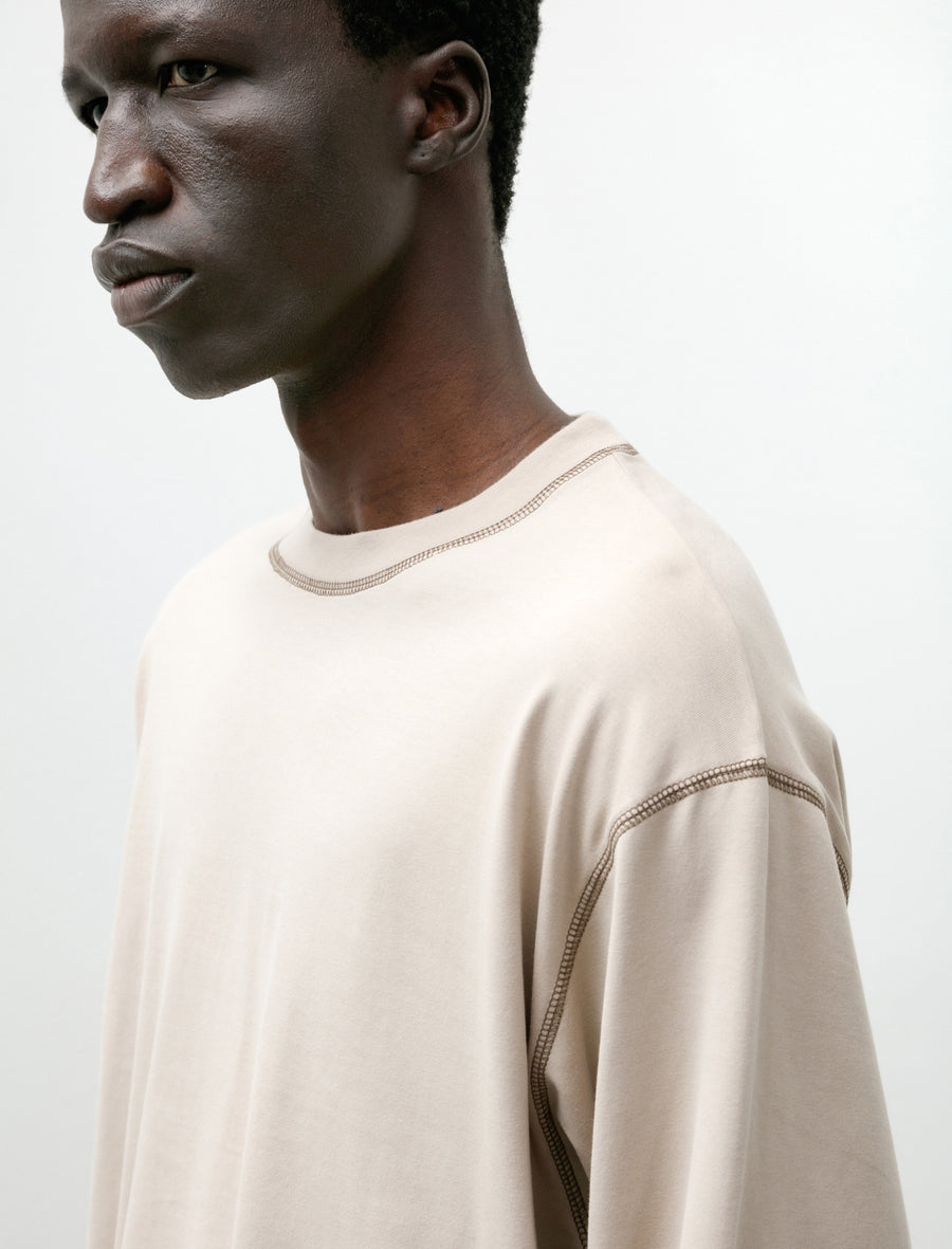 Standard L/S T-Shirt Beige - Image 4