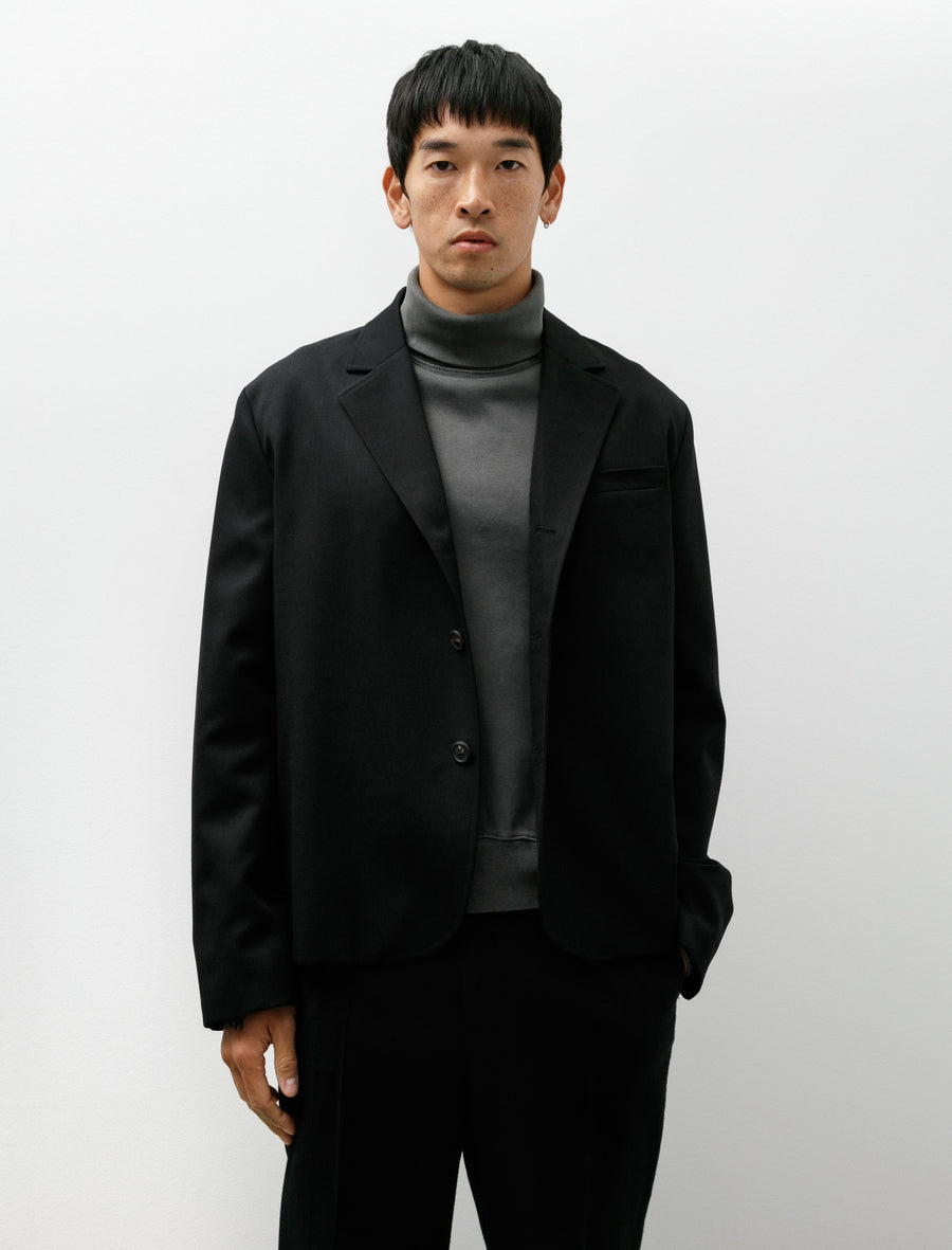 Rolling Blazer Coarse Black Gabardine - Image 4