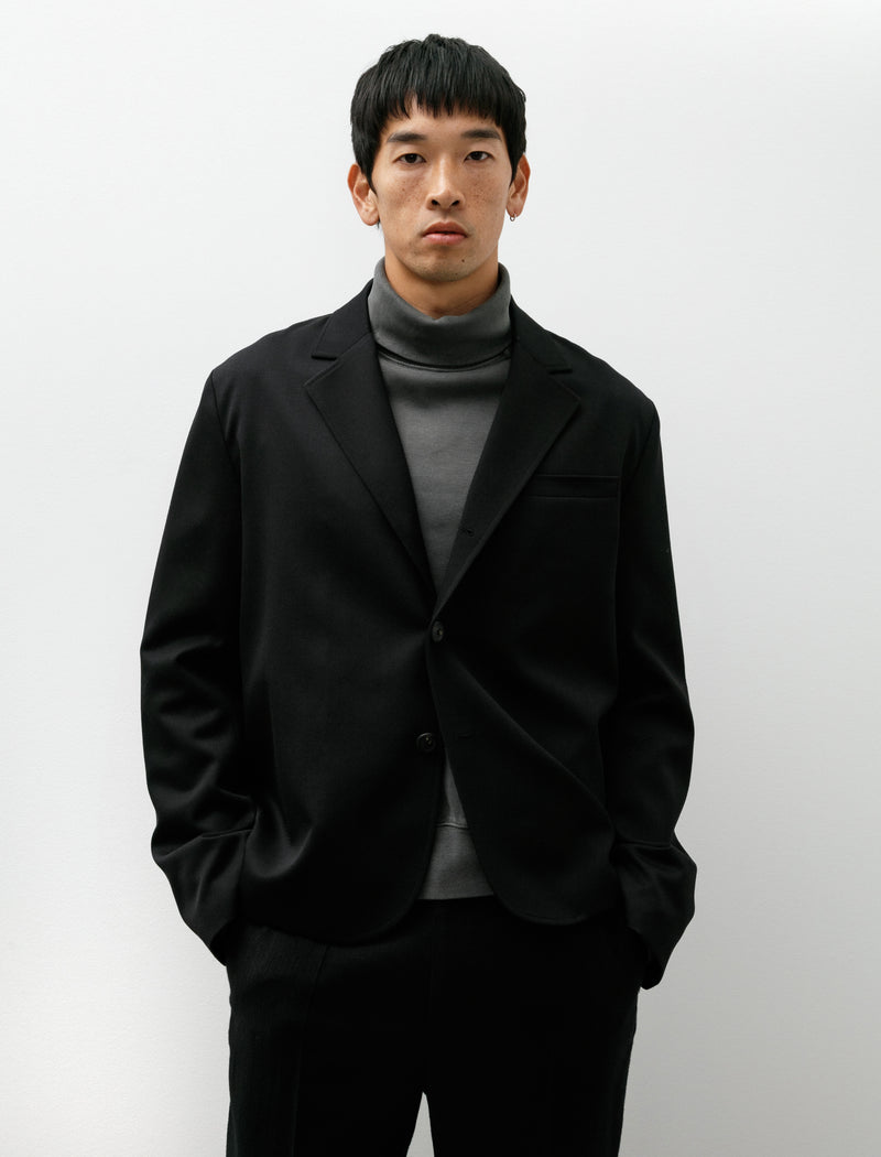 48 our legacy evening polo ブラック Our Legacy - Evening Polo Super Black Performance Poly