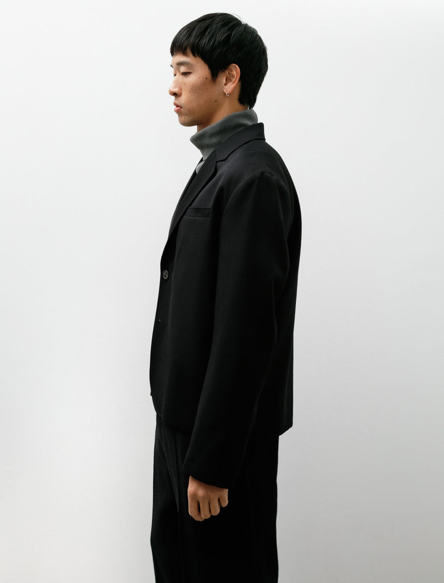 Rolling Blazer Coarse Black Gabardine - Image 3