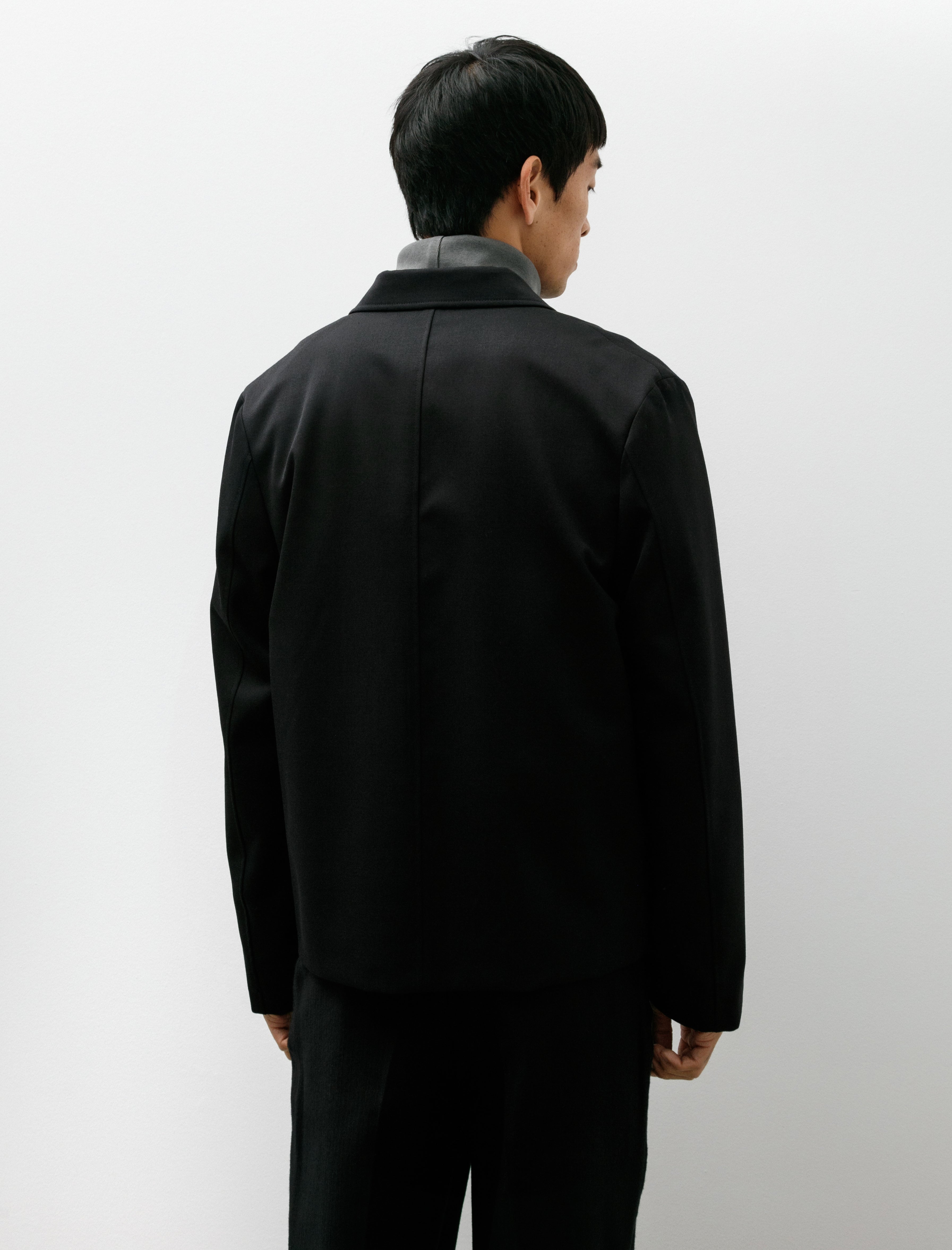 Our Legacy Rolling Blazer Coarse Black Gabardine
