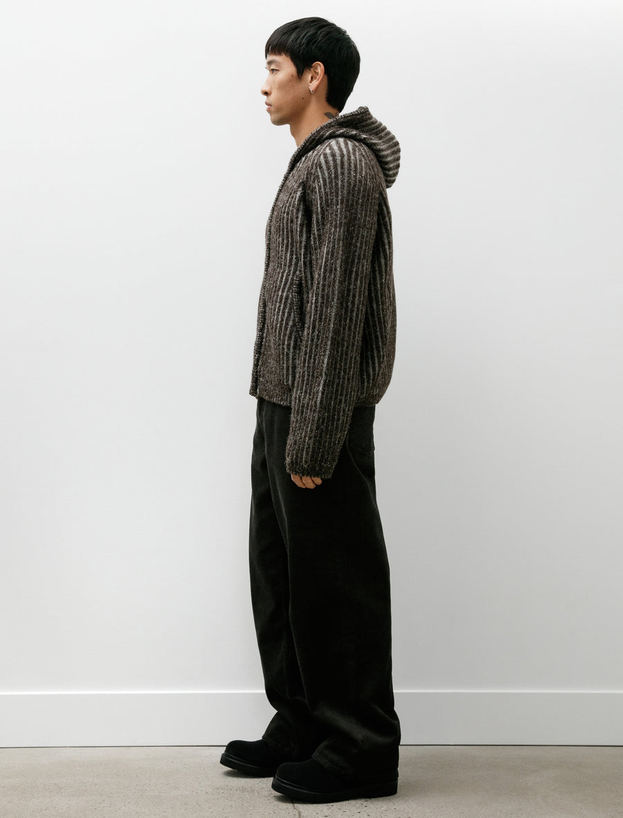 Level Hood Vanise Brown Strip Isels Wool - Image 6