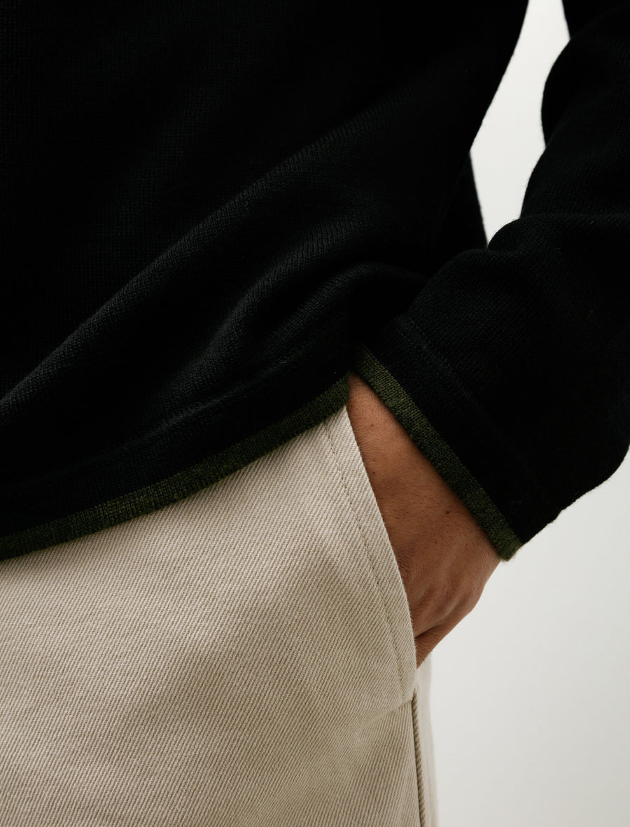 MHL Tipped Thermal Fine Merino Wool Black - Image 5