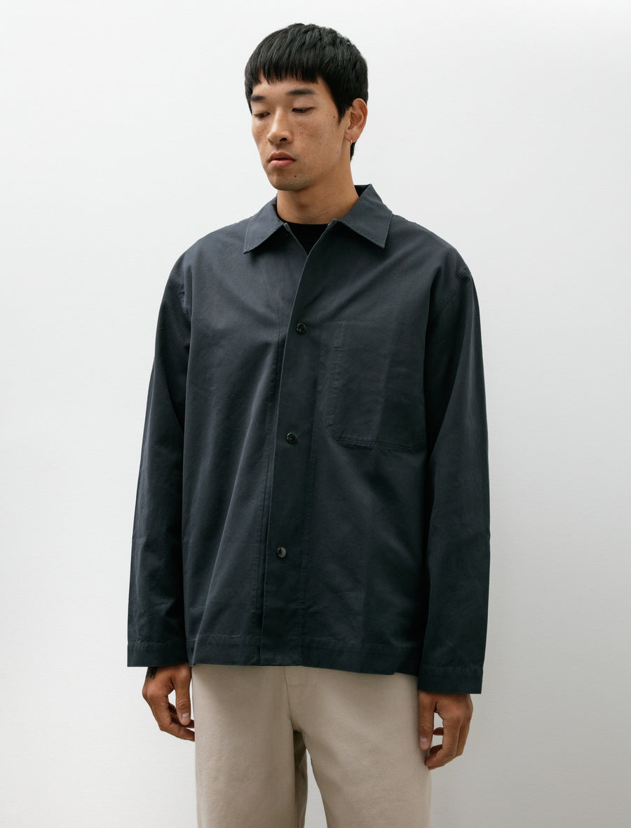 MHL Chore Shirt Double Twisted Petrol - Image 4