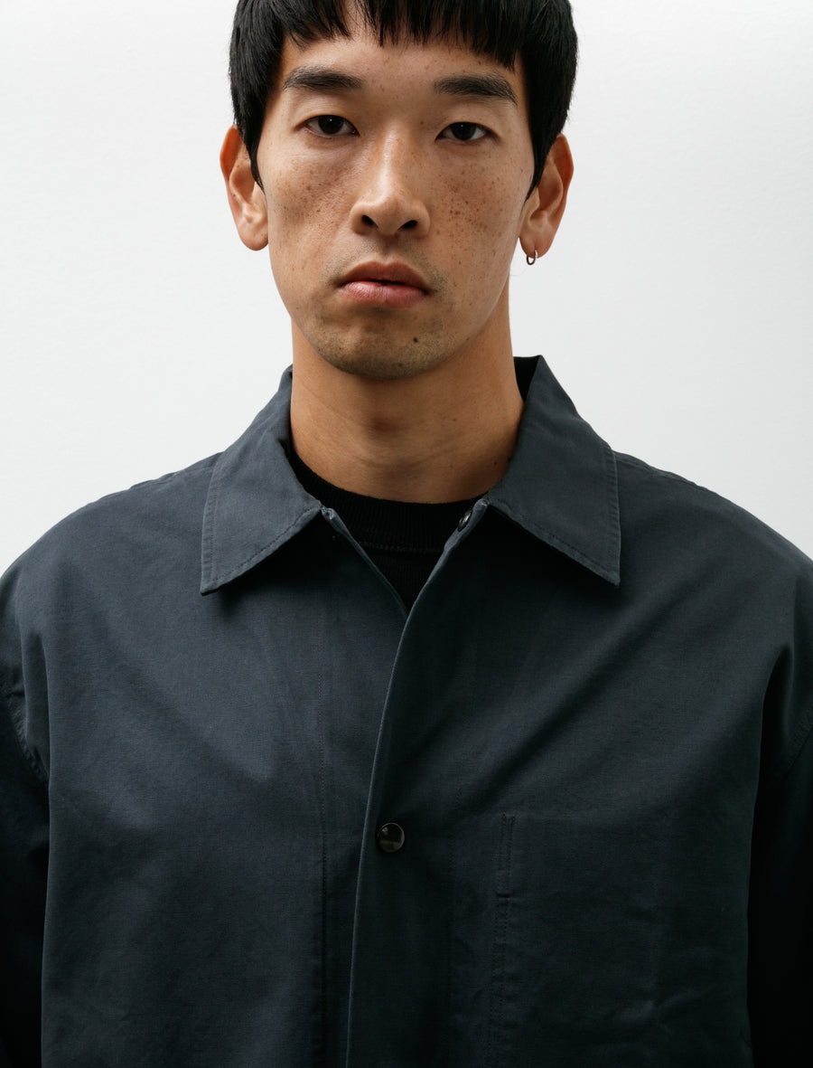 MHL Chore Shirt Double Twisted Petrol - Image 5