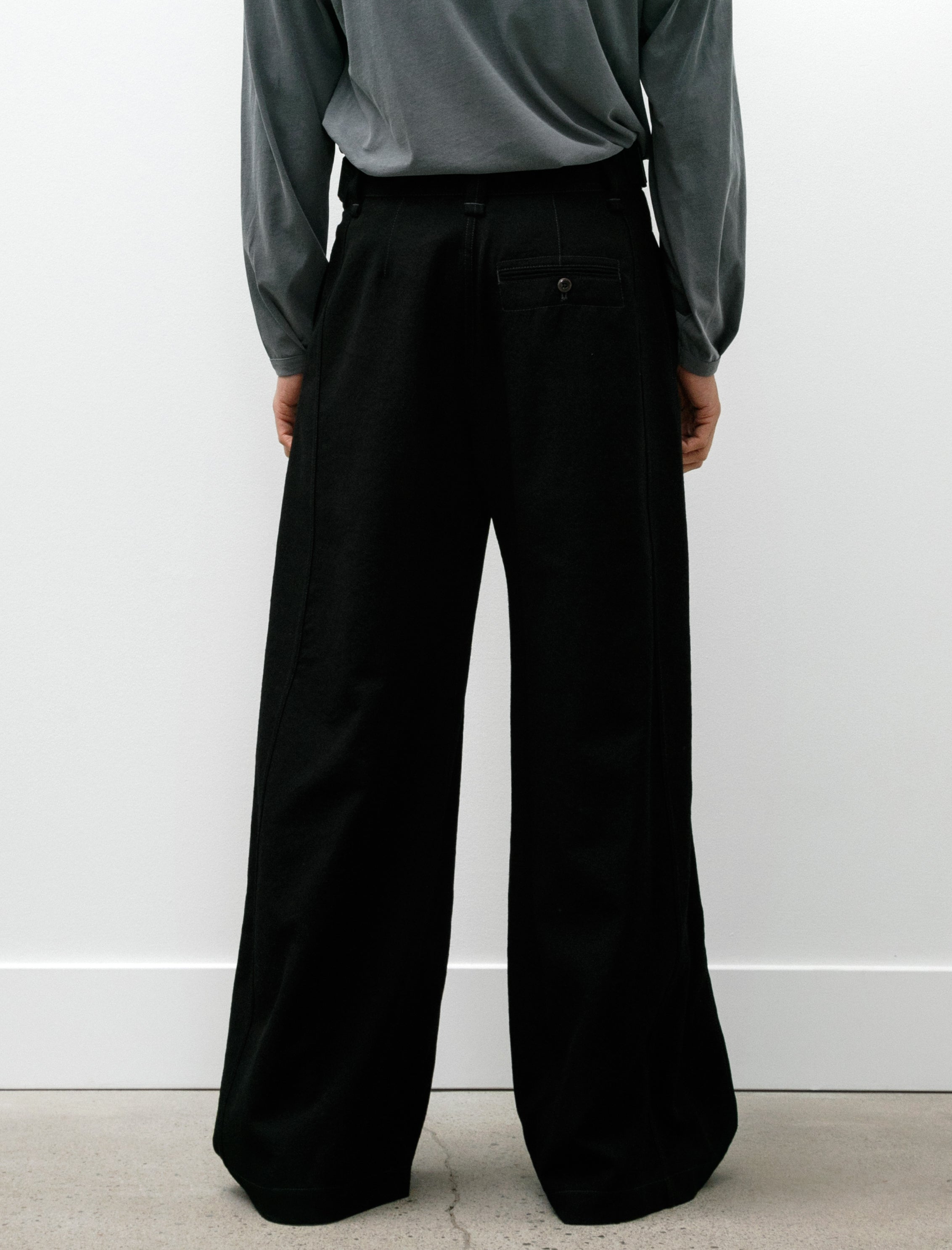 Lemaire Maxi Utility Pants Black