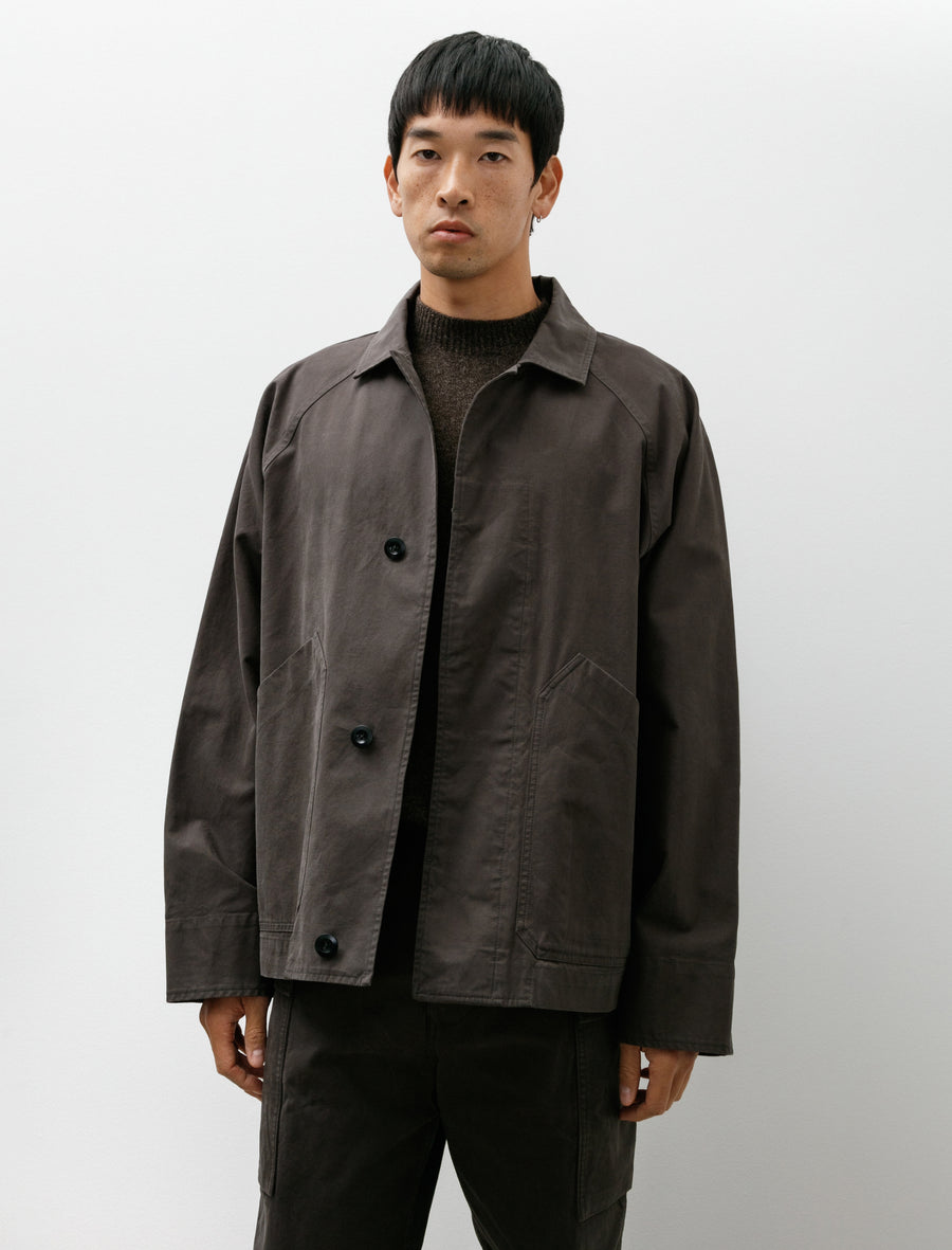 MHL Raglan Jacket Cotton Drill Ebony - Image 1