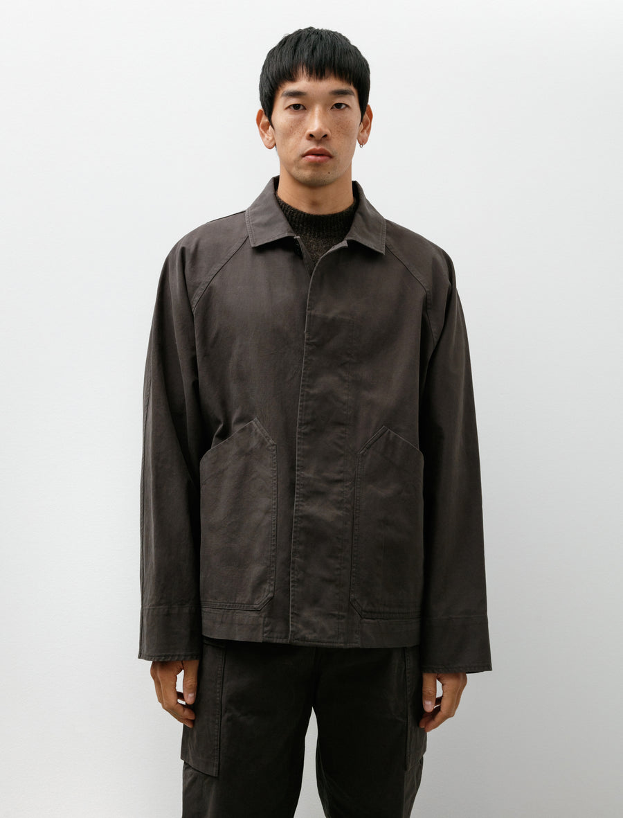 MHL Raglan Jacket Cotton Drill Ebony - Image 4