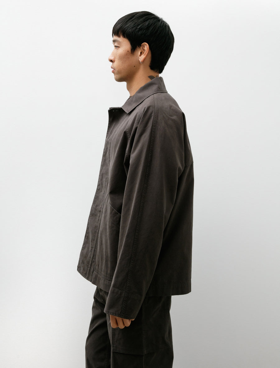 MHL Raglan Jacket Cotton Drill Ebony - Image 3