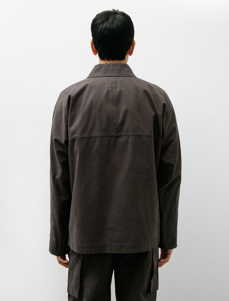 MHL Raglan Jacket Cotton Drill Ebony - Image 2
