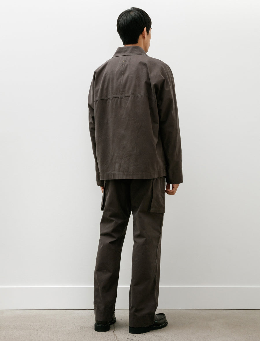 MHL Cargo Pocket Trousers Cotton Drill Ebony - Image 2