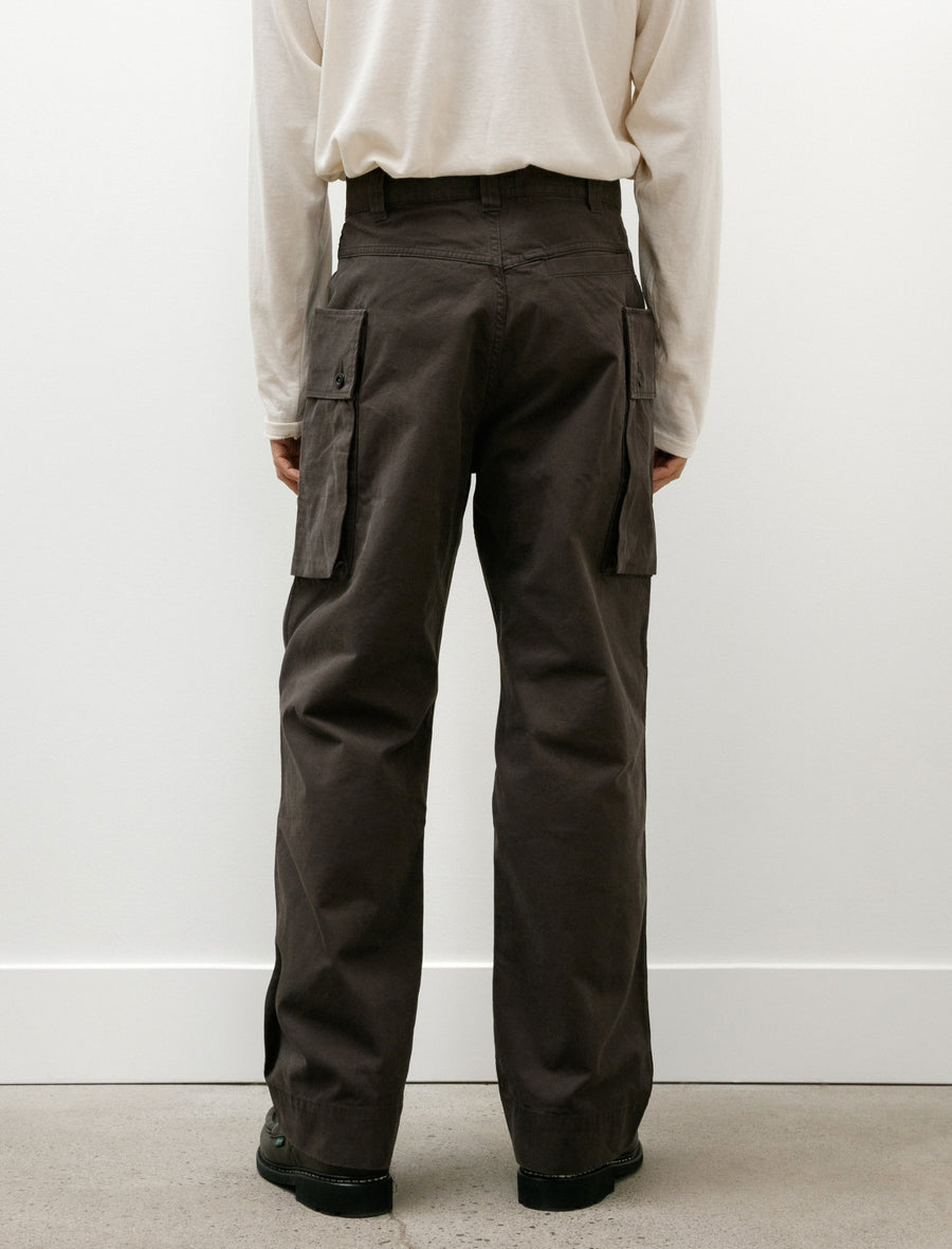 MHL Cargo Pocket Trousers Cotton Drill Ebony - Image 5