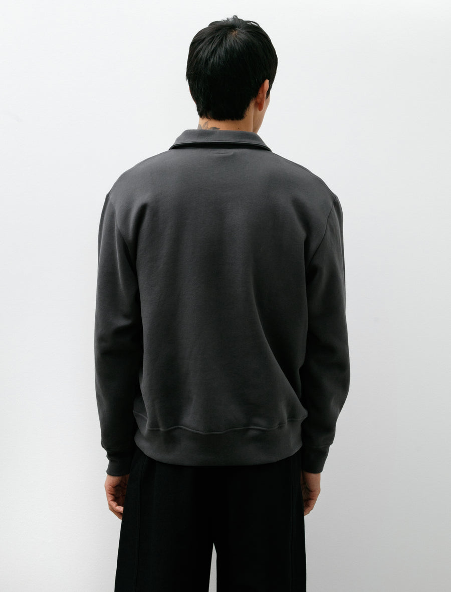 Quarter Zip Sweatshirt Faded Black - Image 2