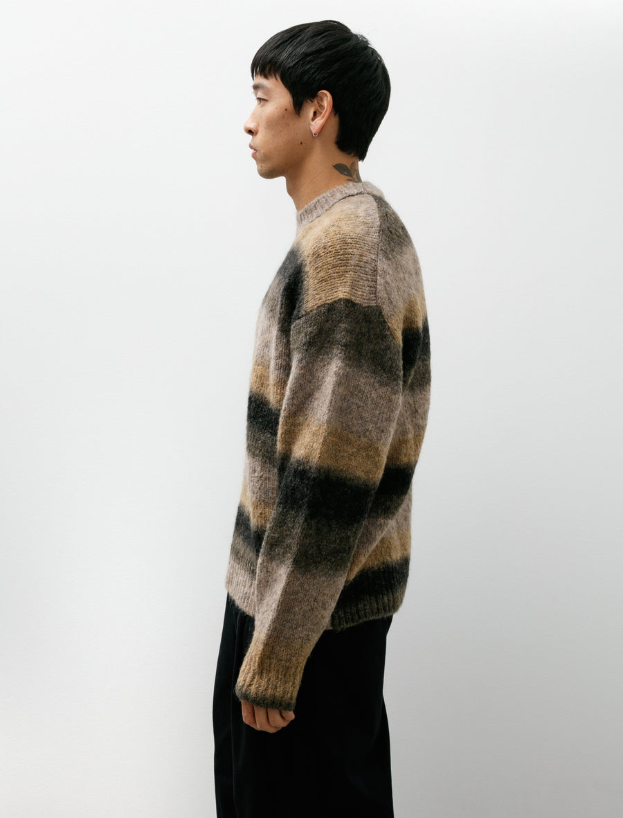 Jonas Gradient Alpaca Sweater Utility Khaki - Image 3