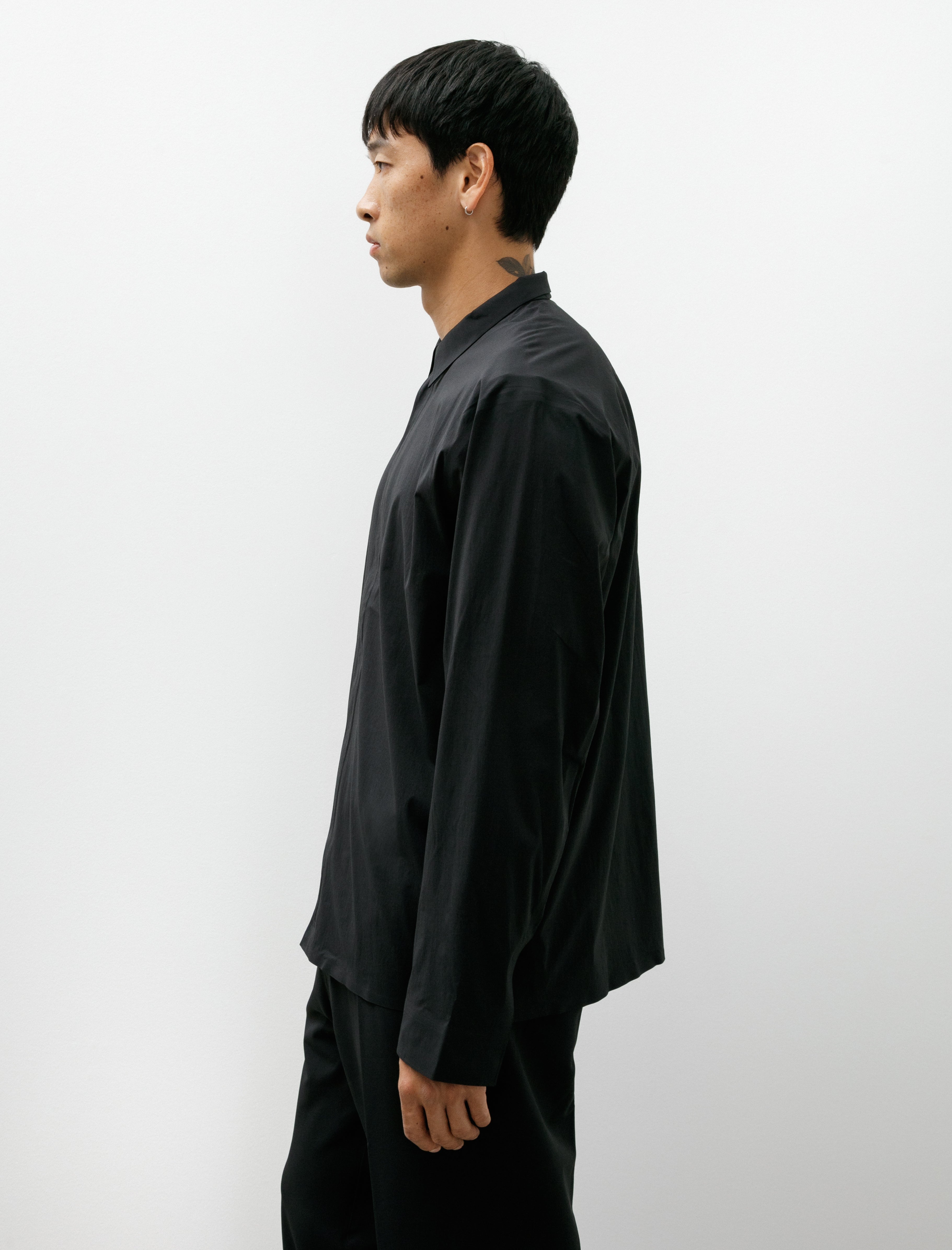 Veilance Metry LS Shirt Black
