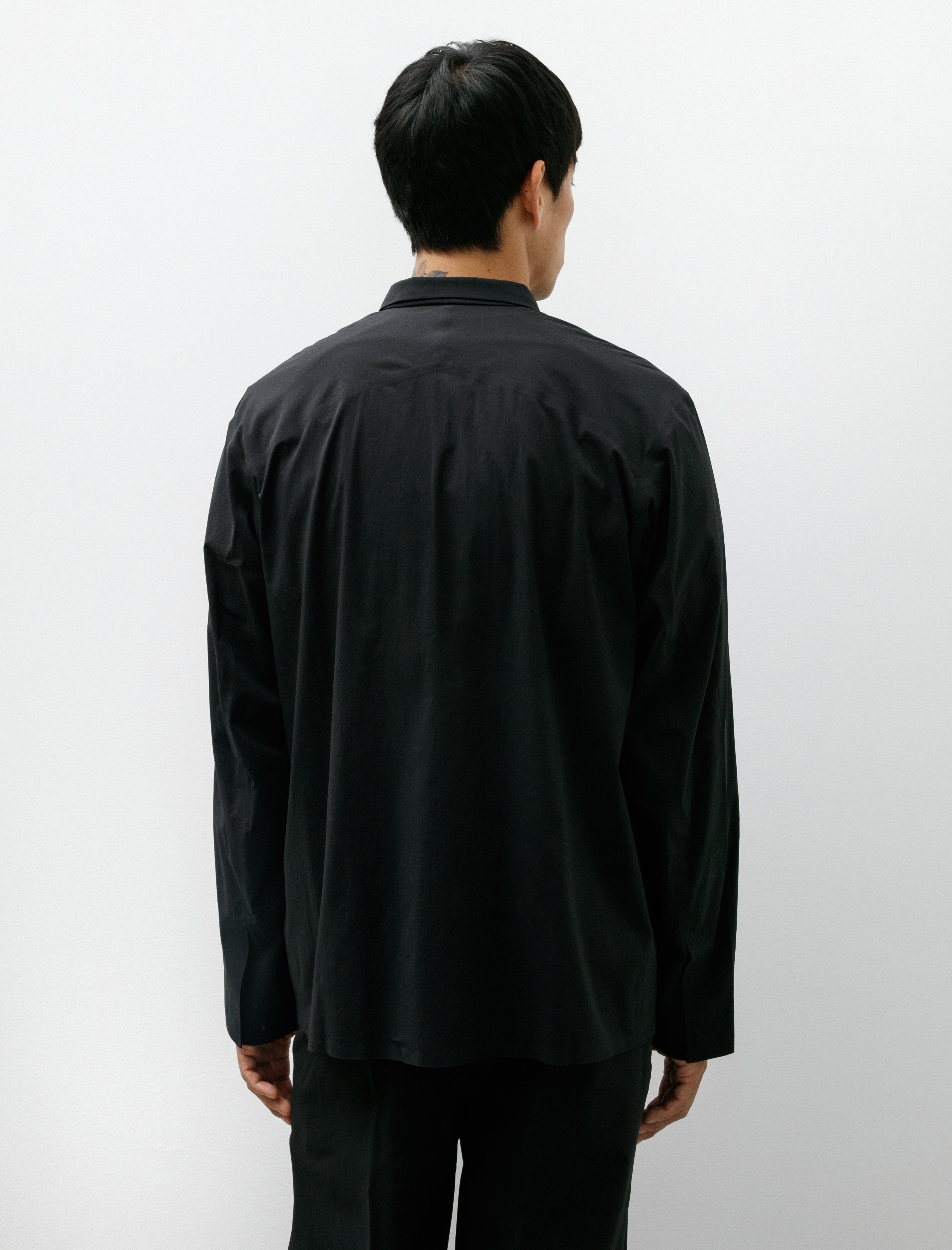 Veilance Metry LS Shirt Black