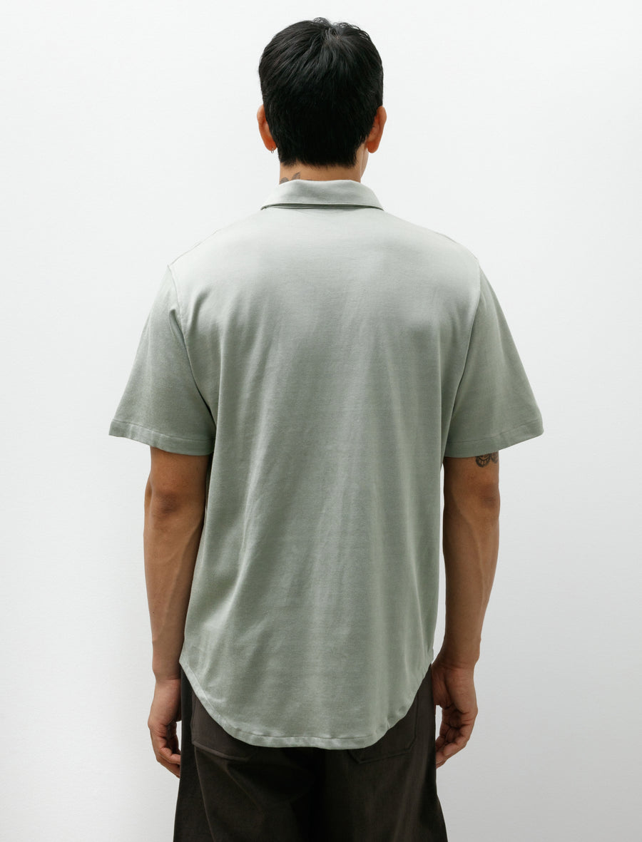 SS CR Jersey Button Down Pistachio - Image 2