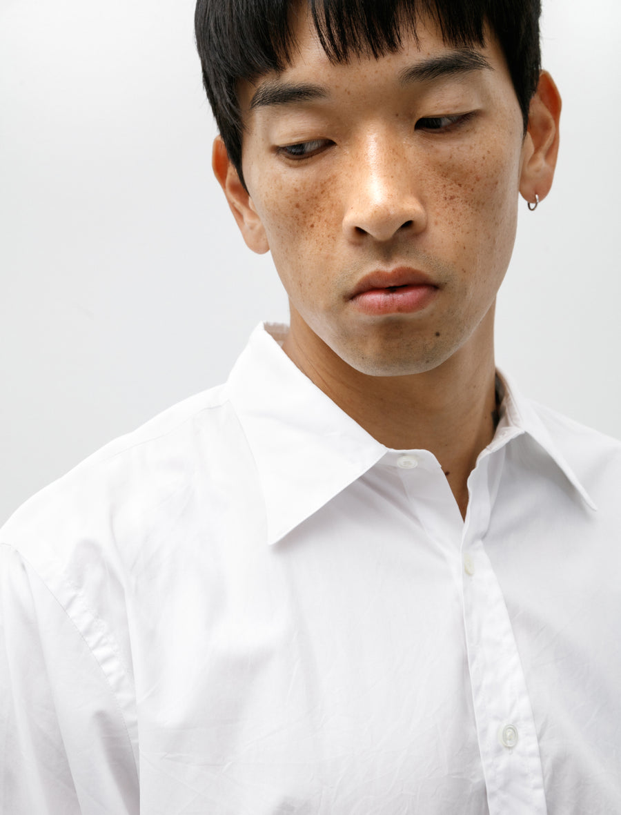 Mansell 160/2 Broad Regular Collar Dress Shirt White - Image 4