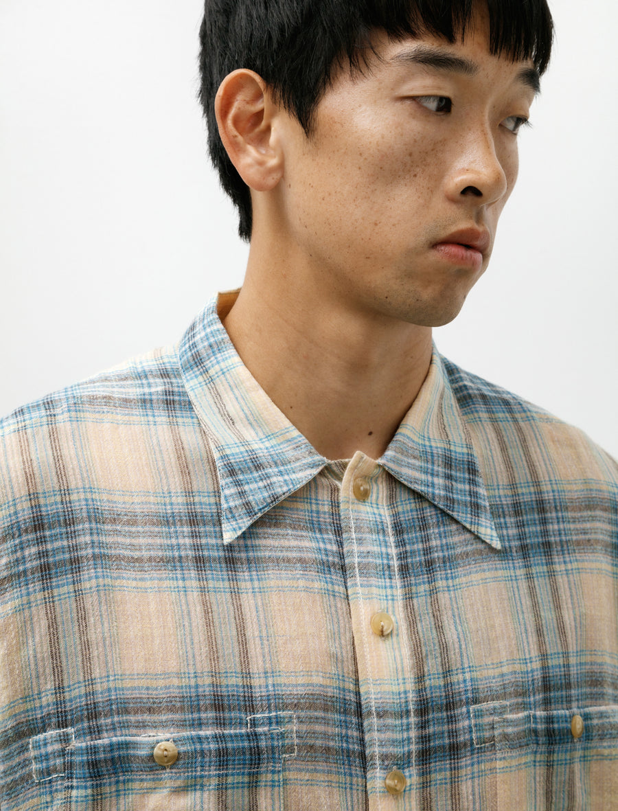 Tommy Multicolour Ombre Work Shirt Beige - Image 4