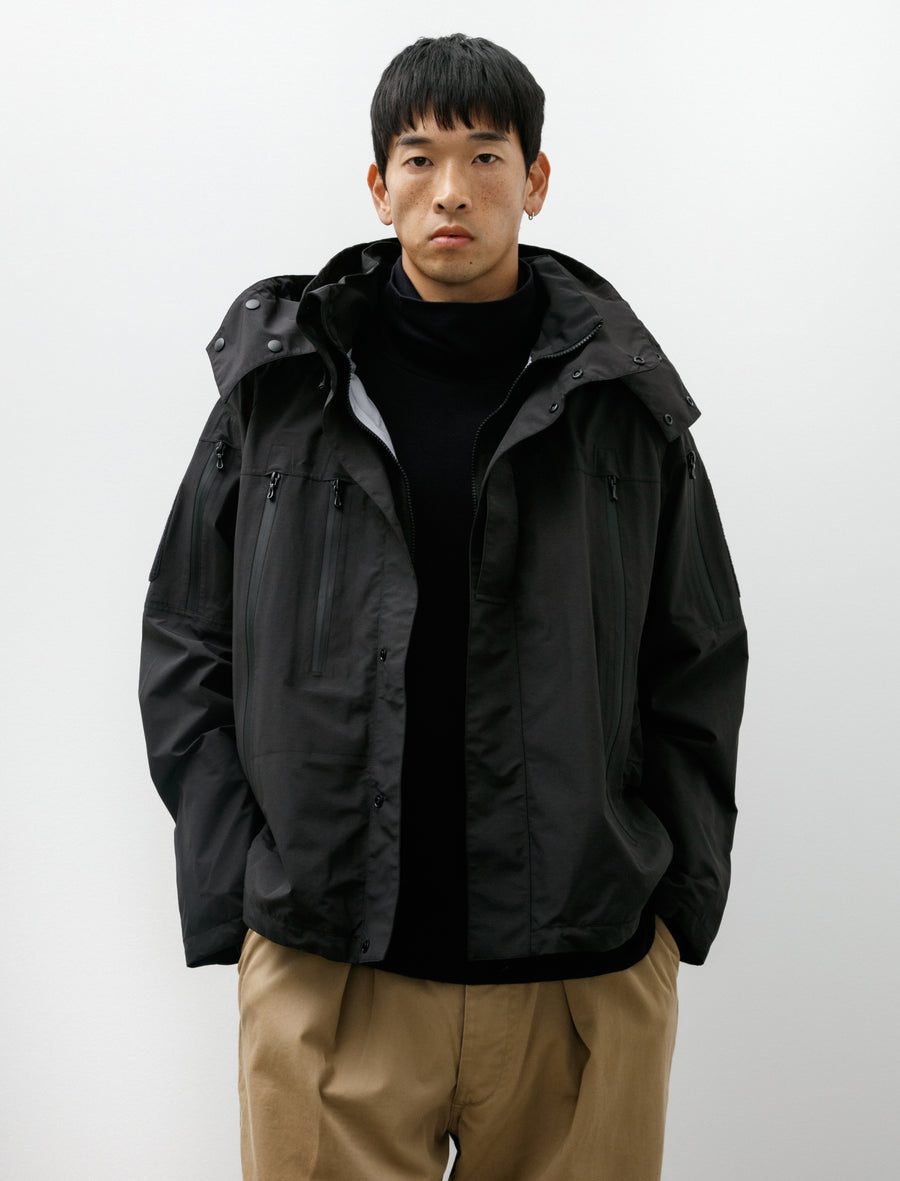 D.Darryl 3-Layer Ripstop Tactical Jacket Black - Image 4