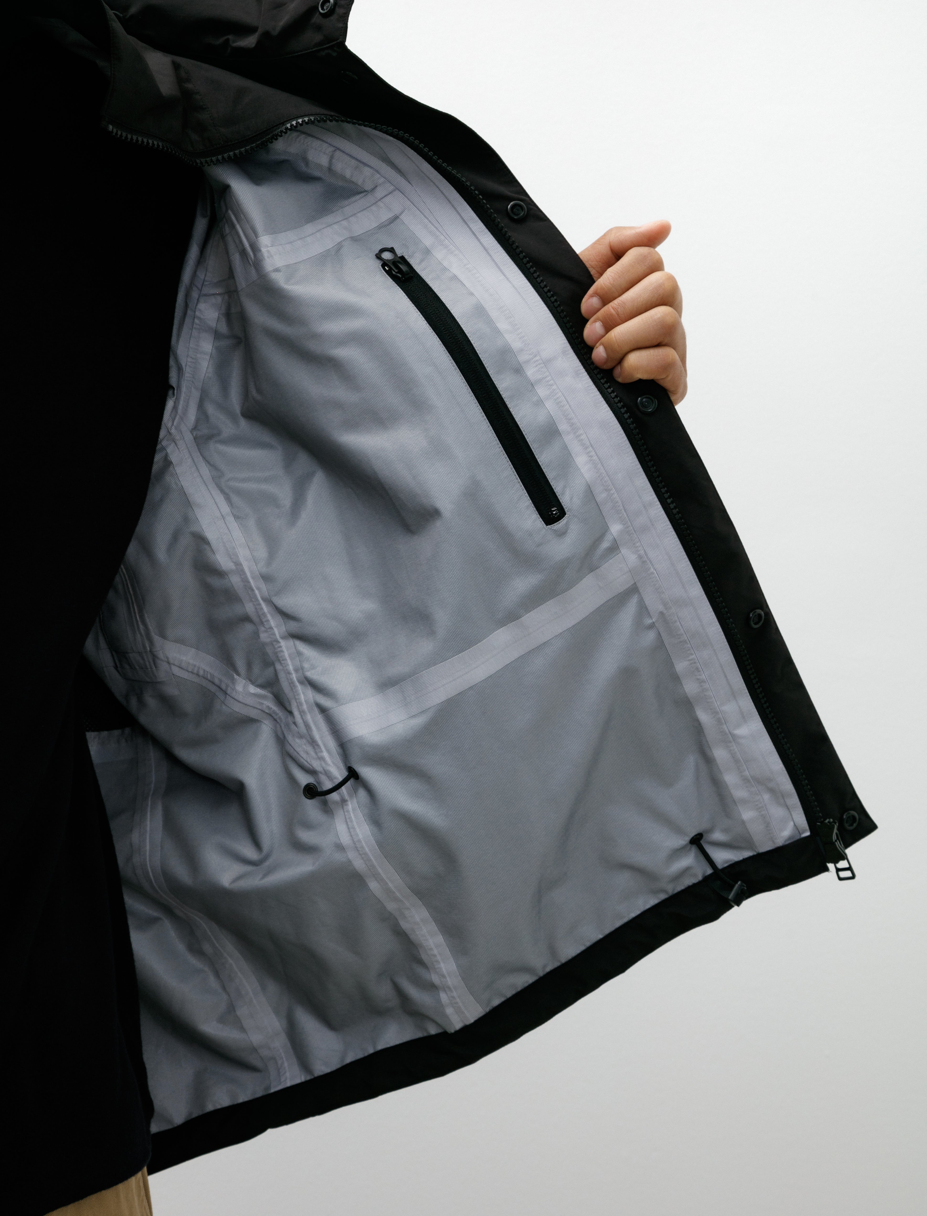 Niceness D.Darryl 3-Layer Ripstop Tactical Jacket Black