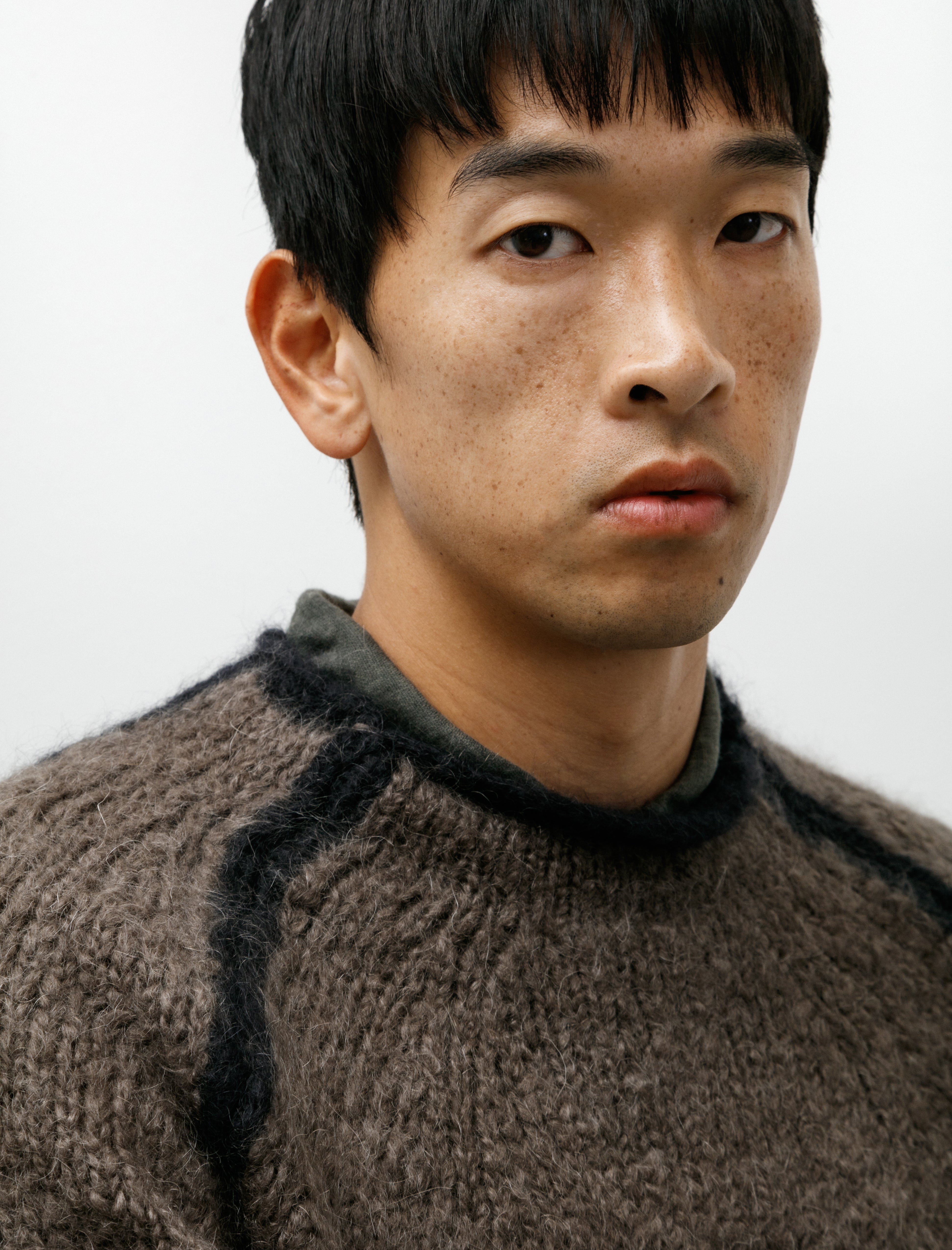 Our Legacy Rider Roundneck Steel Mohair