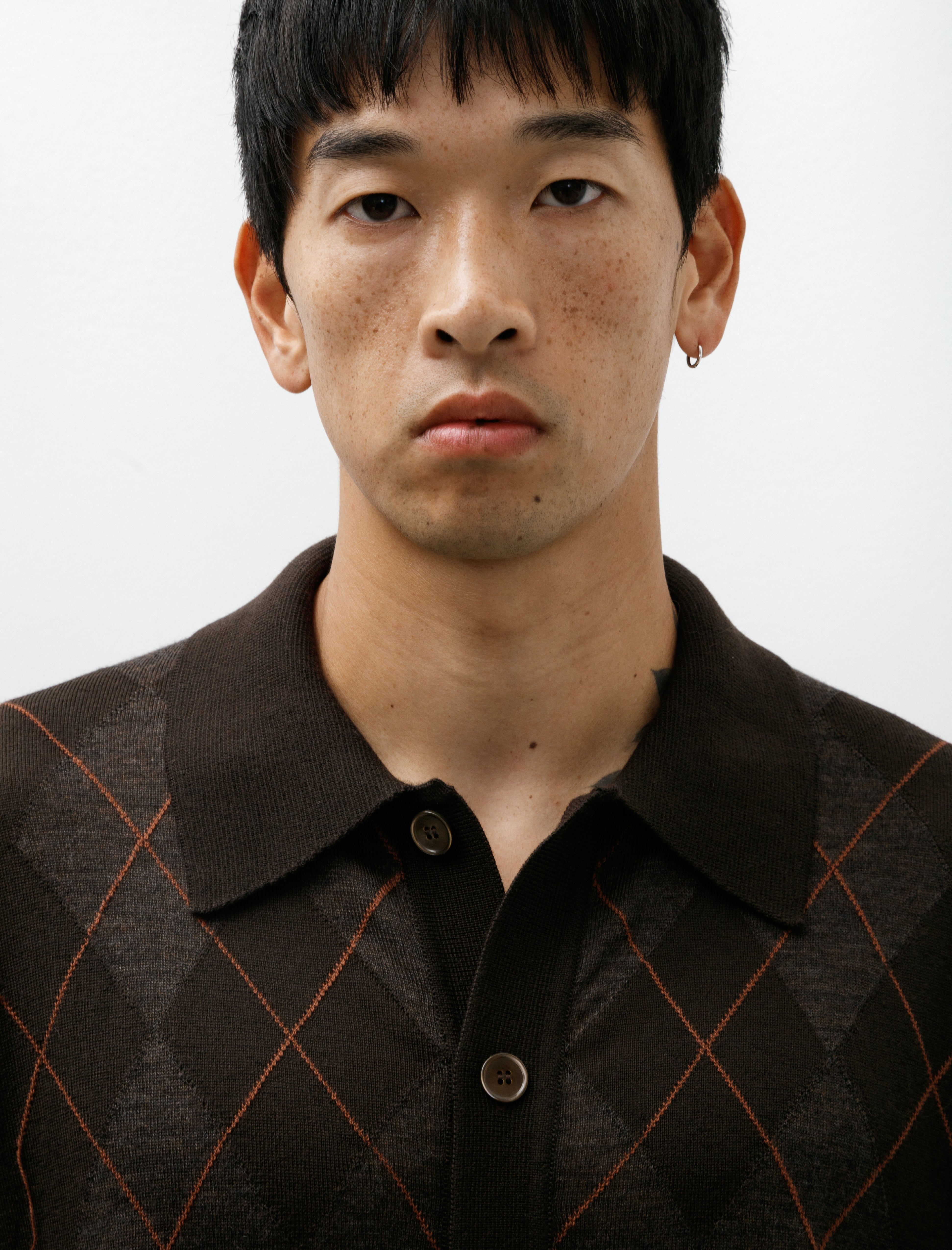 Our Legacy Evening Polo Pub Argyle Fine Wool