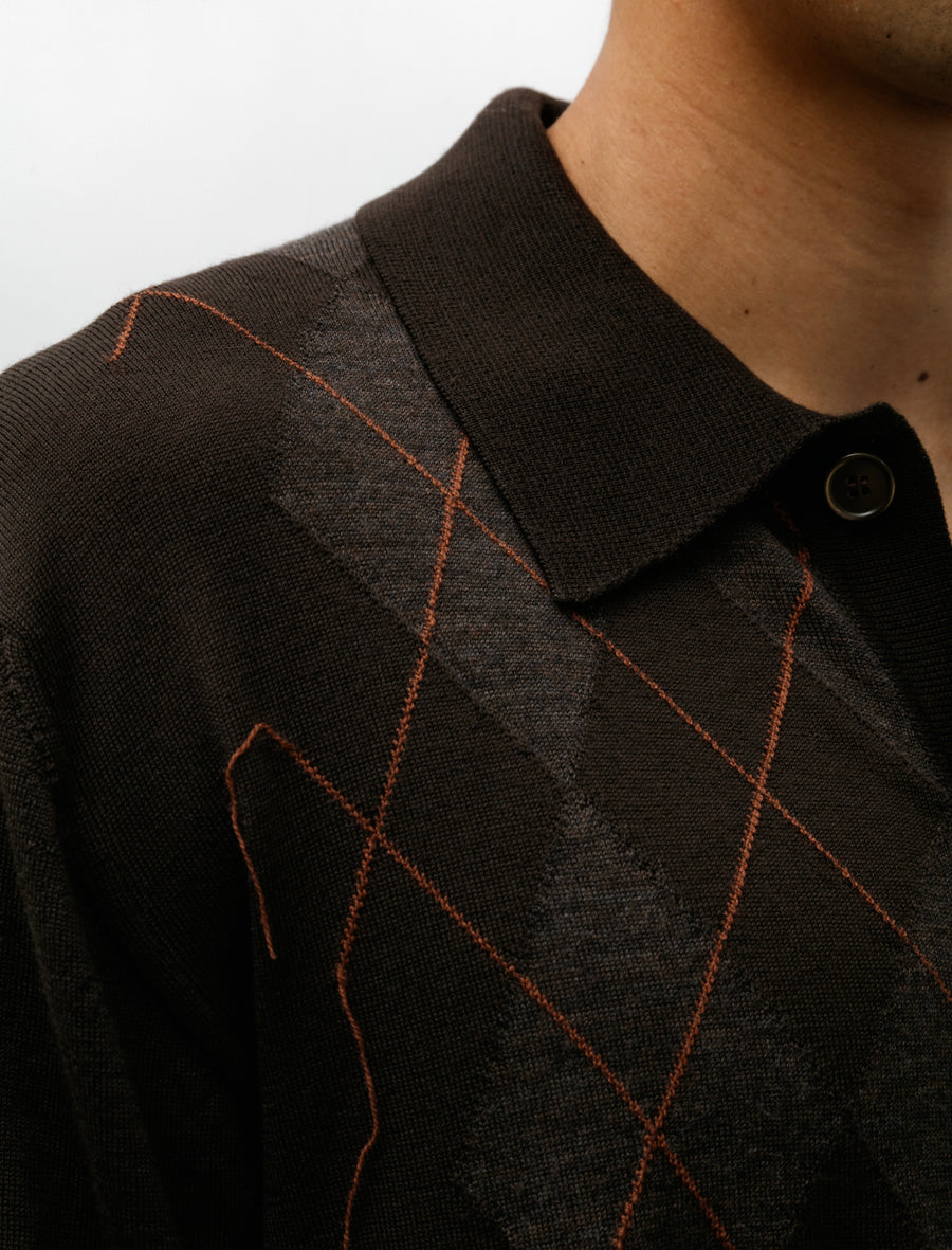 Evening Polo Pub Argyle Fine Wool - Image 5