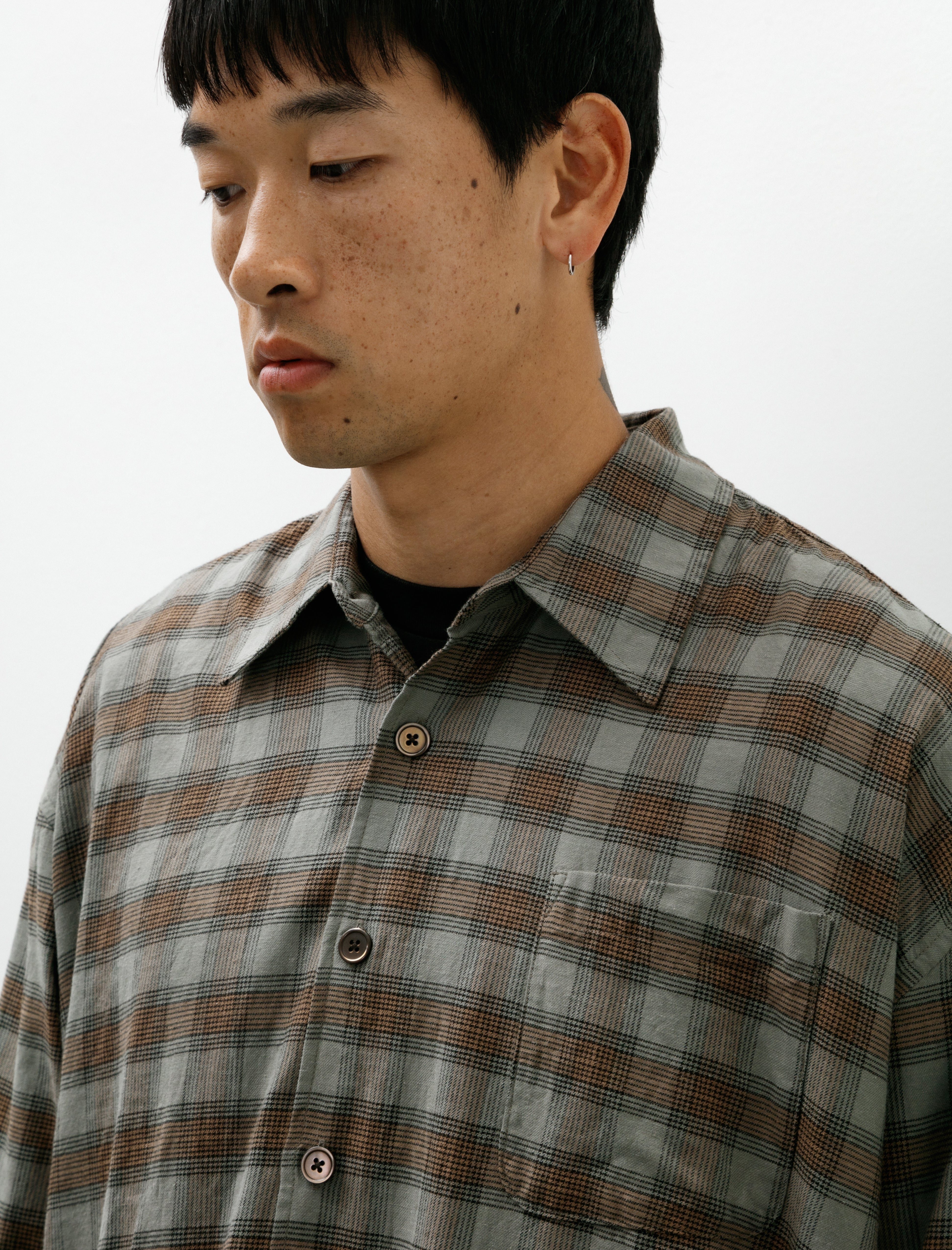 Our Legacy Borrowed Shirt Iowa Flannel Check