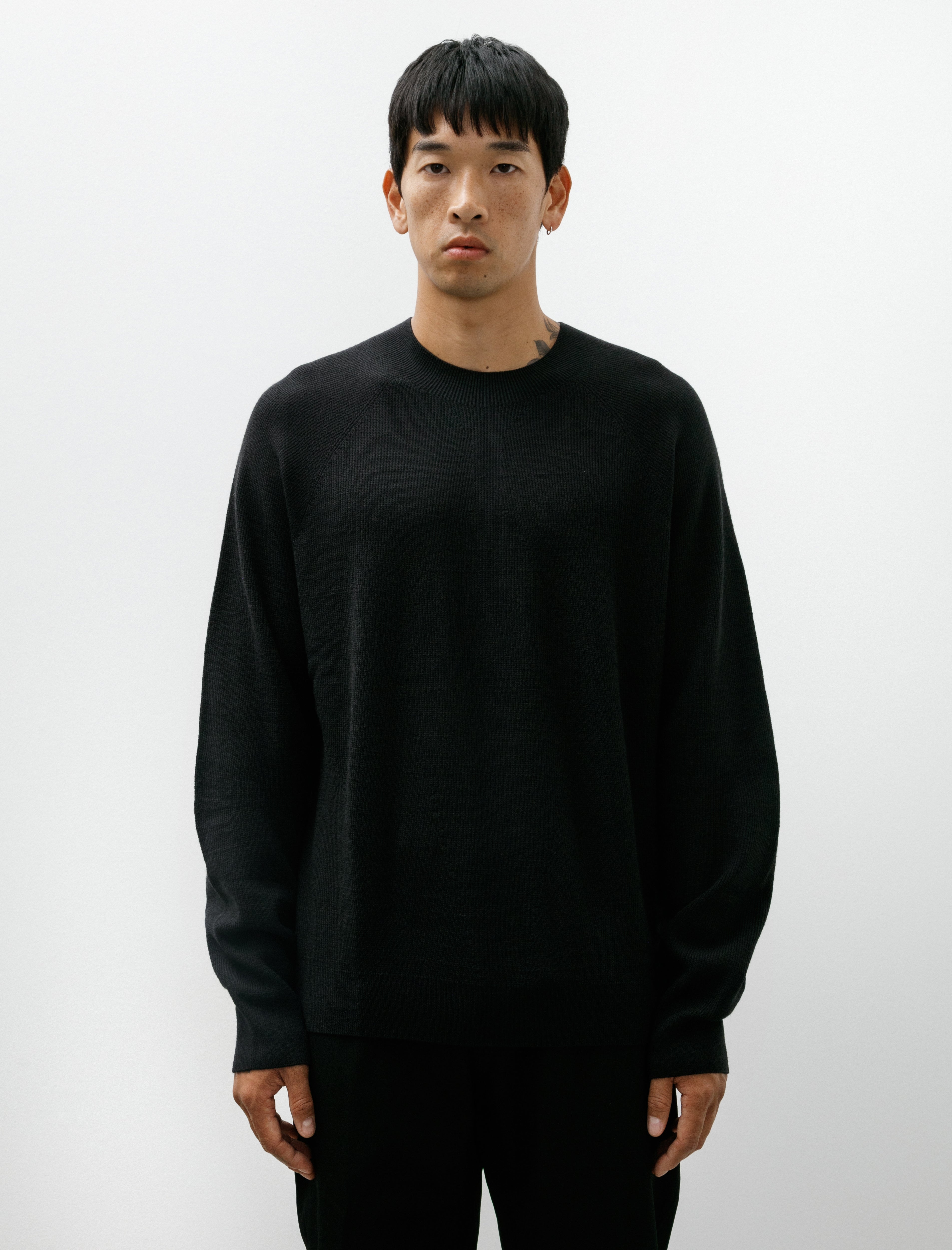Veilance Conic Wool Midlayer Black