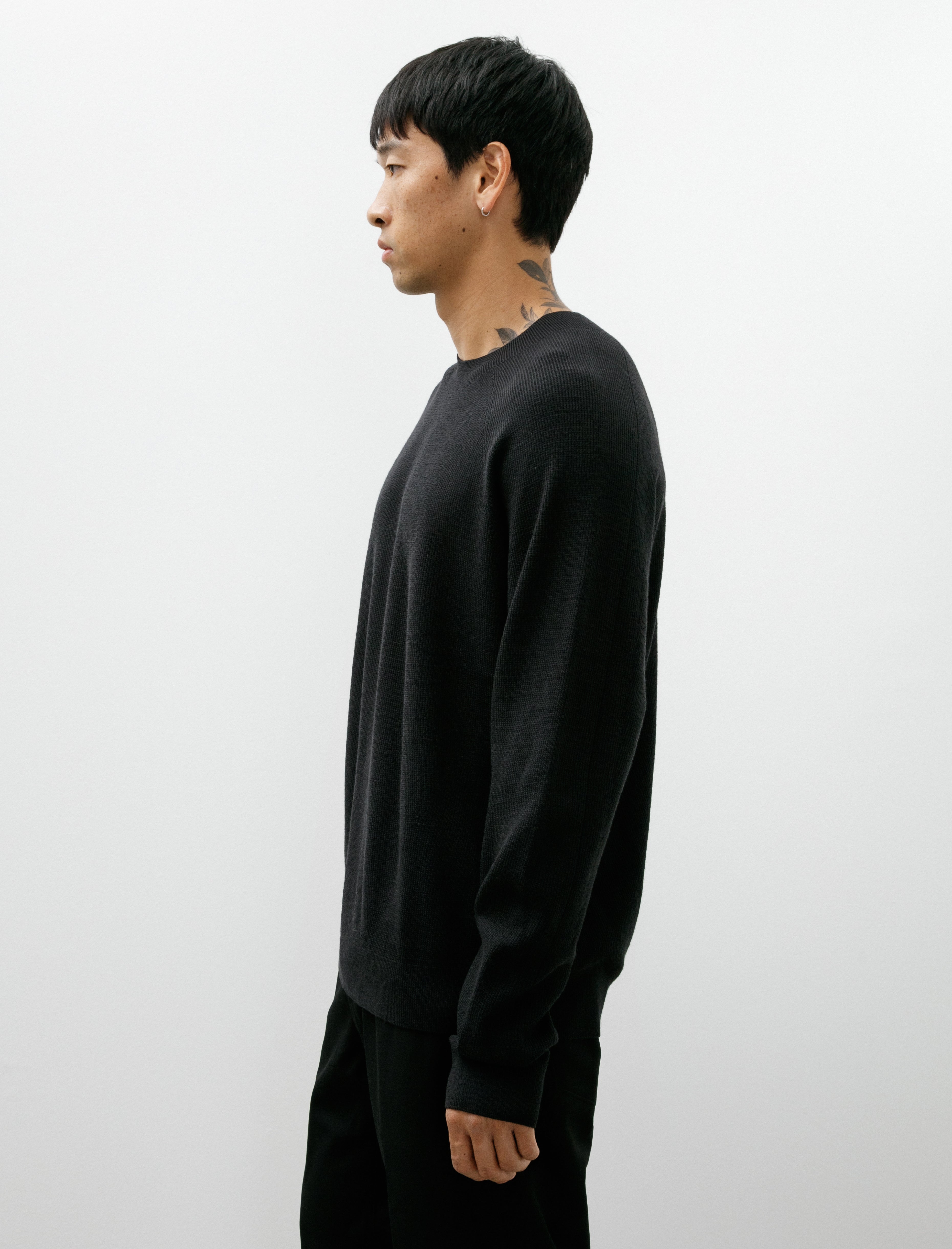 Veilance Conic Wool Midlayer Black